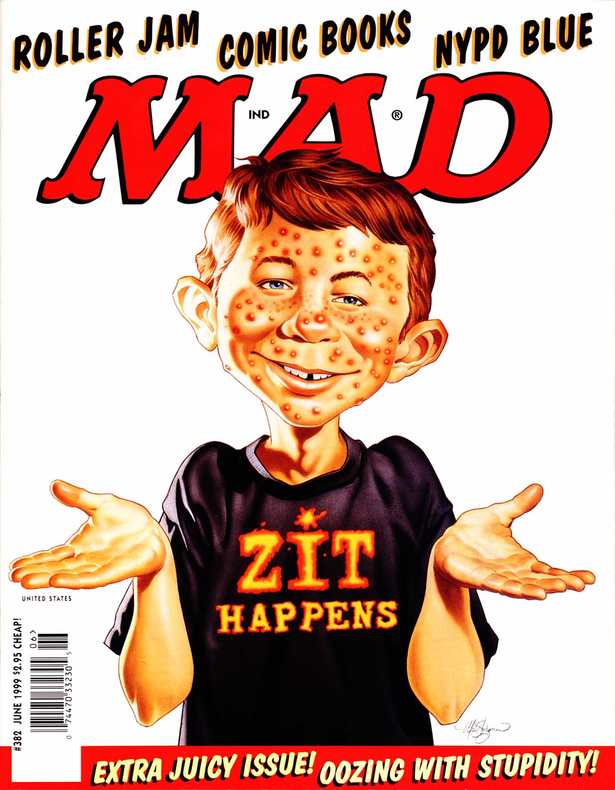 Read online MAD comic -  Issue #382 - 1