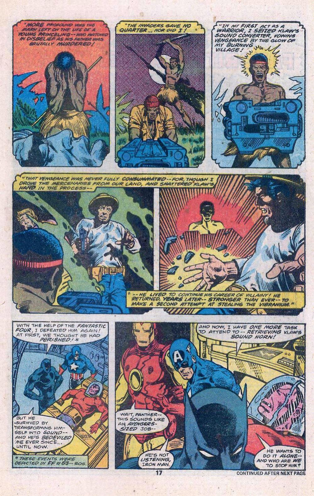 Read online Black Panther (1977) comic -  Issue #14 - 19