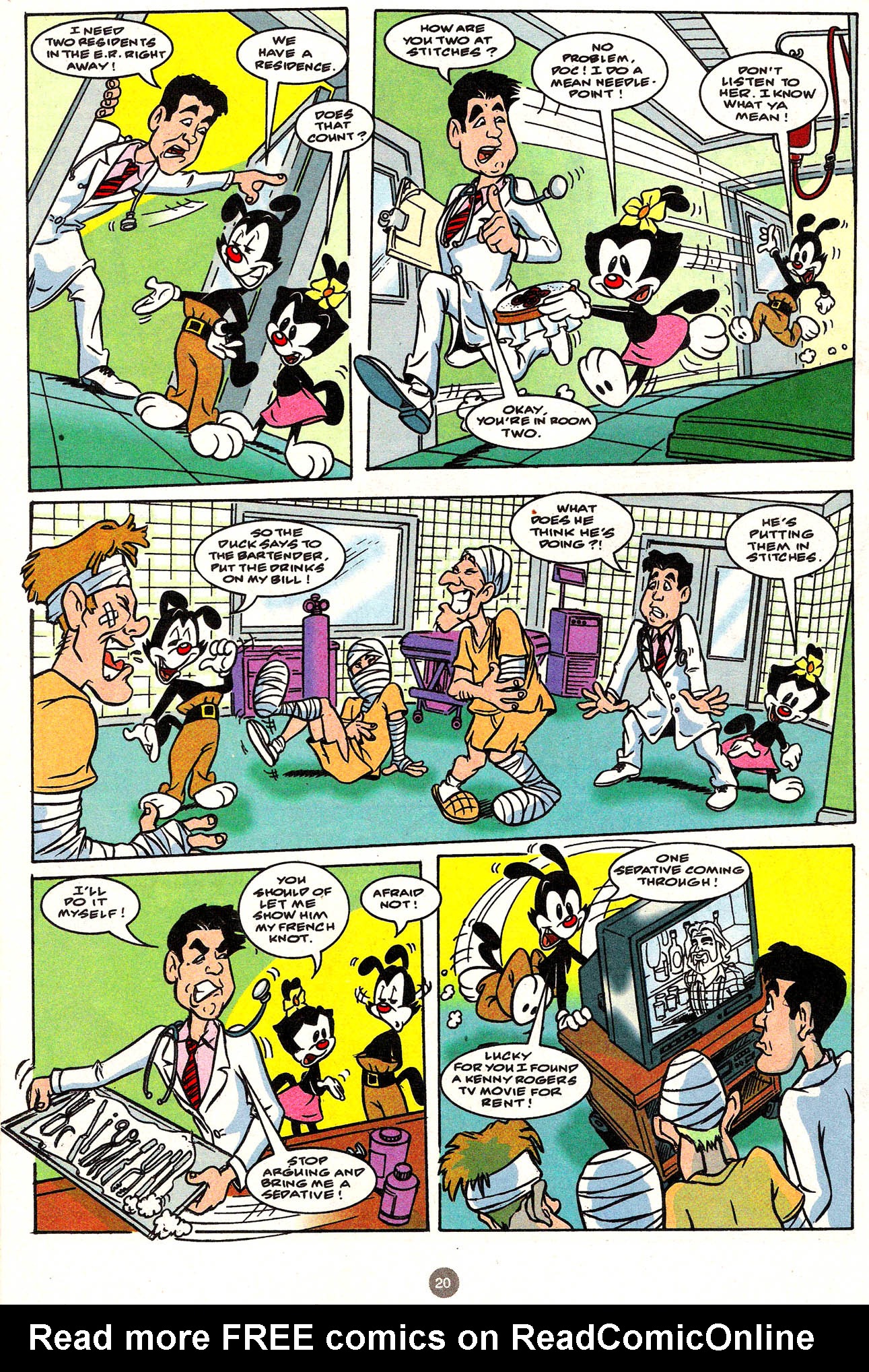 Read online Animaniacs comic -  Issue #21 - 22