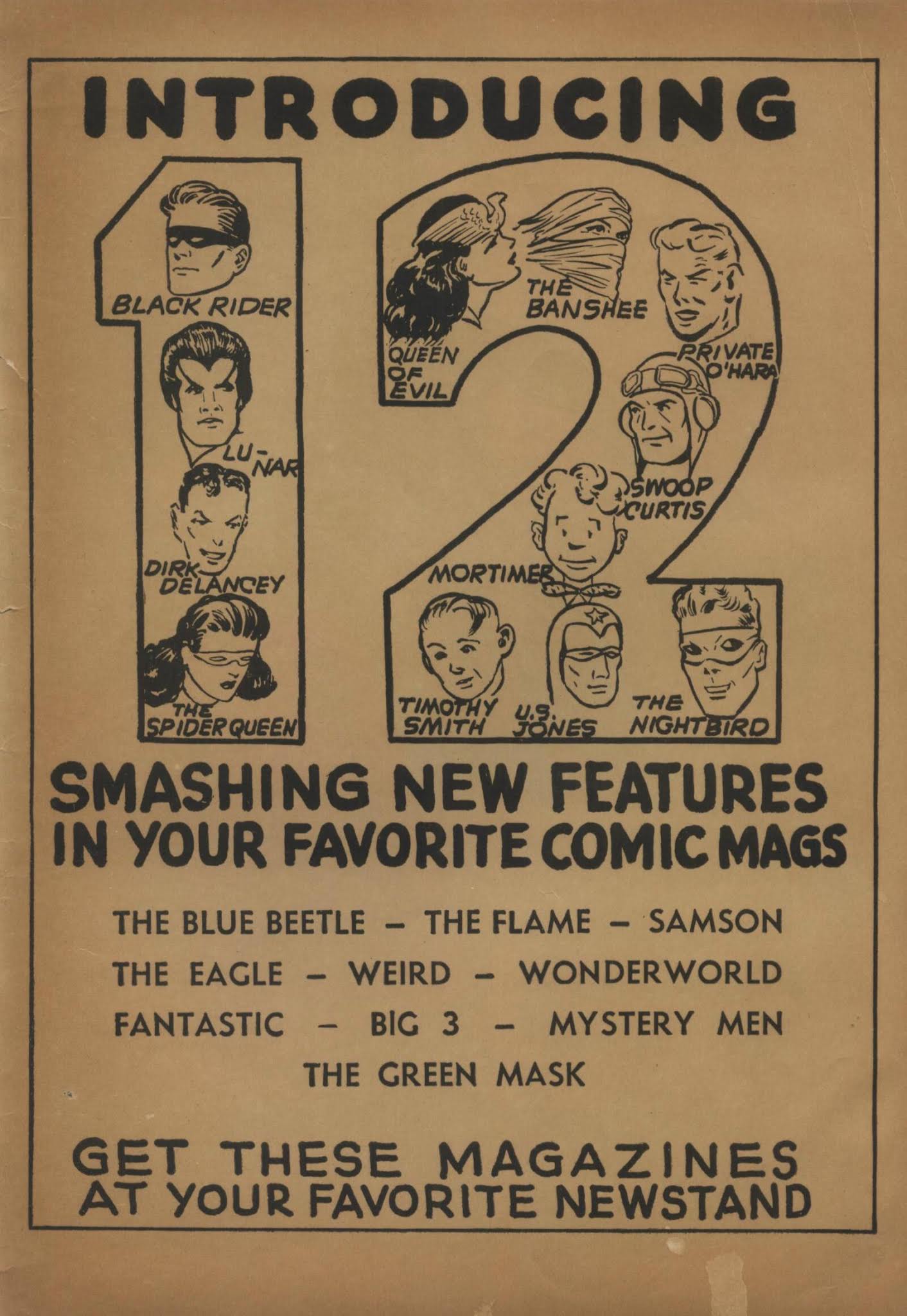 Read online Mystery Men Comics comic -  Issue #26 - 67