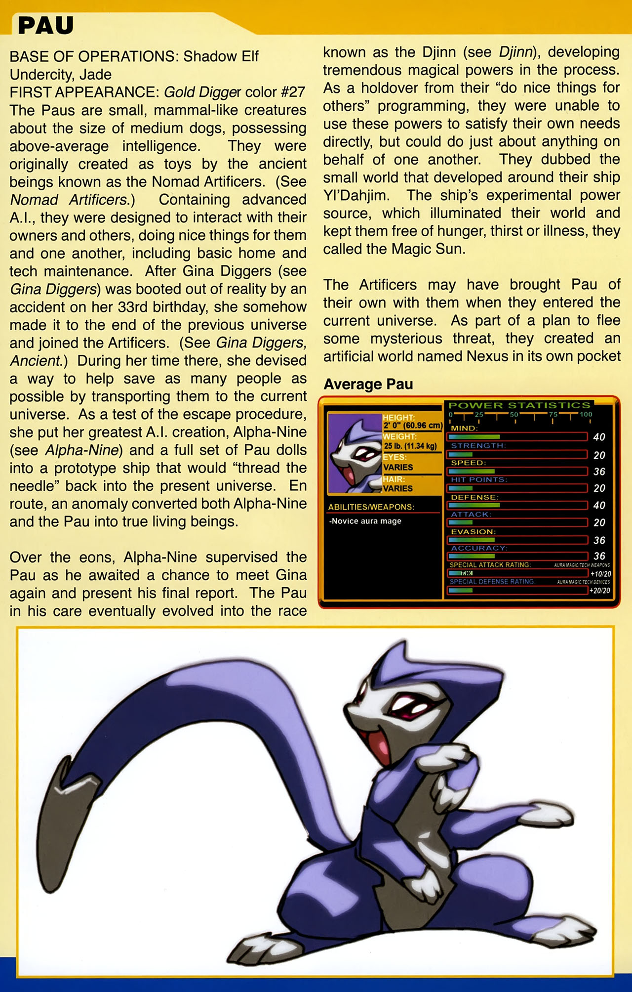 Read online Gold Digger Sourcebook: The Official Handbook of the GD Universe comic -  Issue #10 - 28