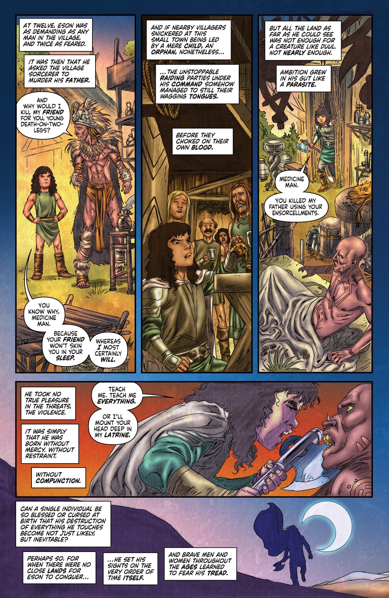 Read online Red Sonja/Tarzan comic -  Issue #5 - 7