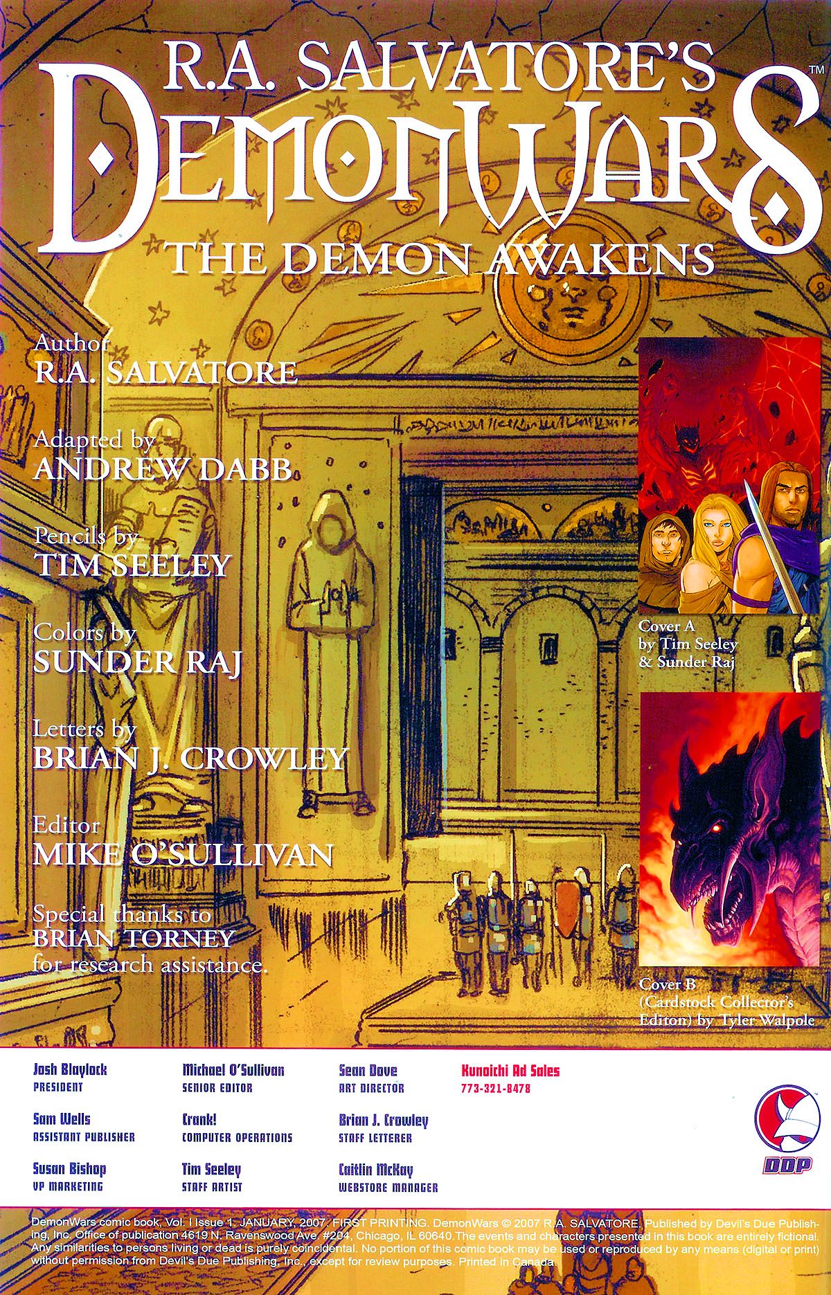 Read online DemonWars: The Demon Awakens comic -  Issue #1 - 2