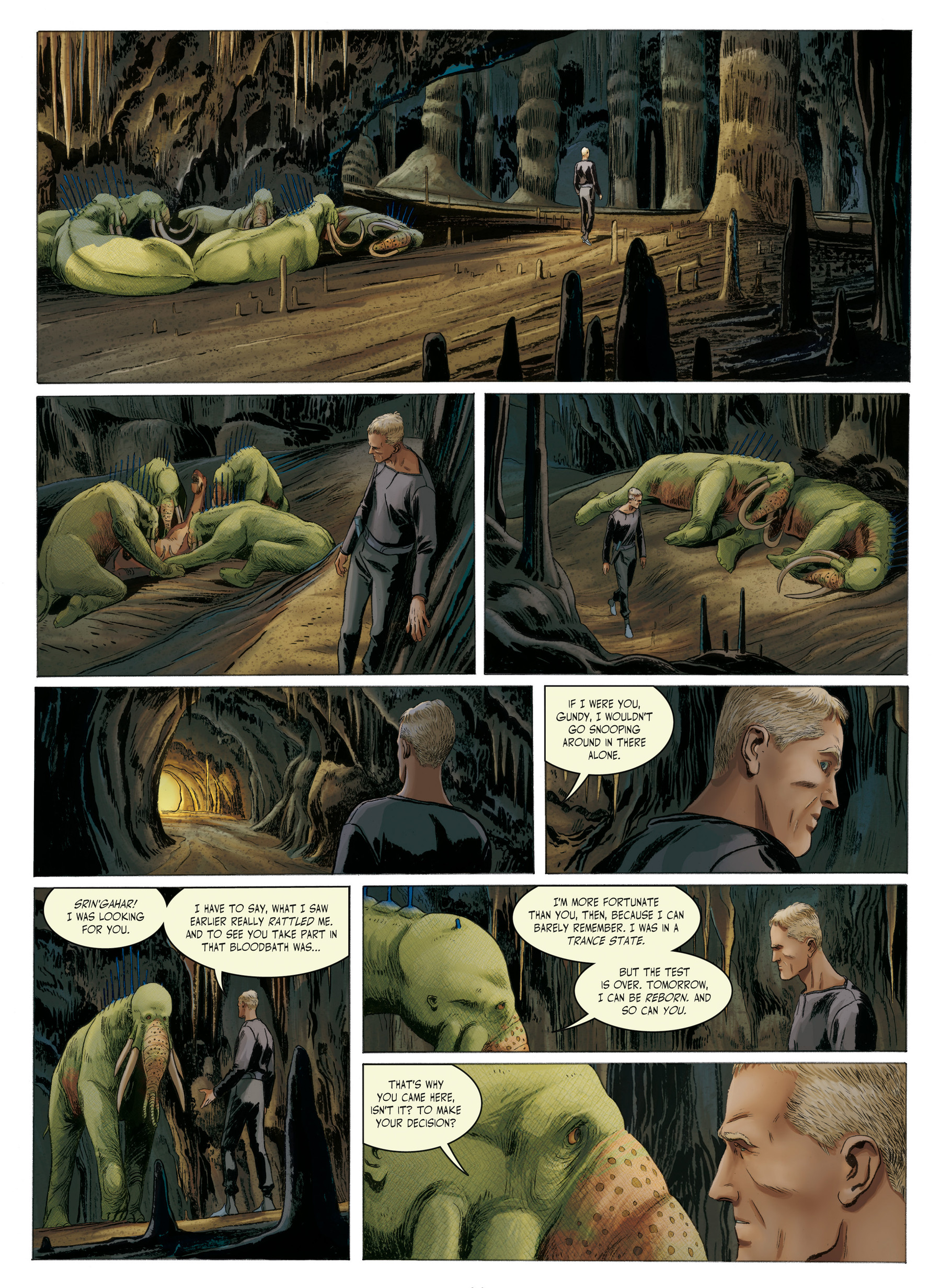 Read online Robert Silverberg's COLONIES comic -  Issue #2 - 37