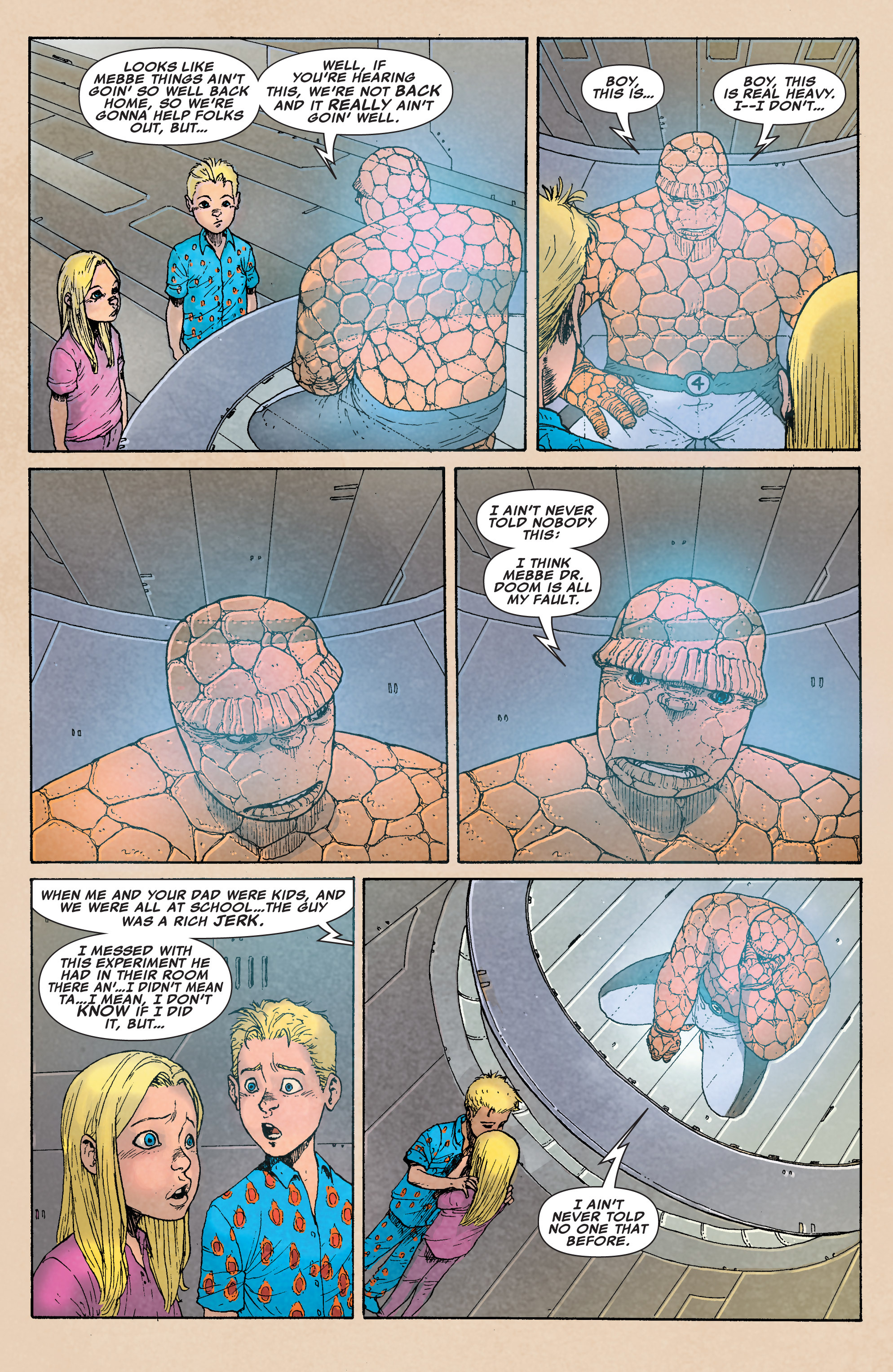 Read online Fantastic Four (2013) comic -  Issue #5AU - 12