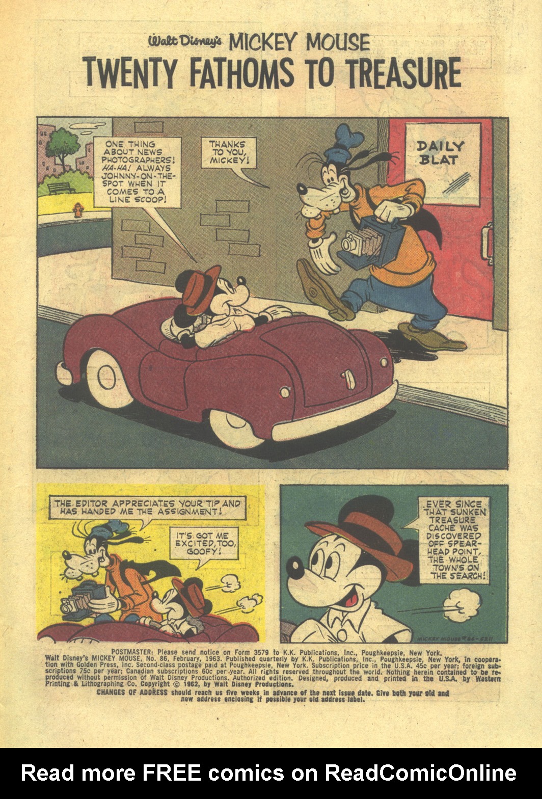Read online Walt Disney's Mickey Mouse comic -  Issue #86 - 3