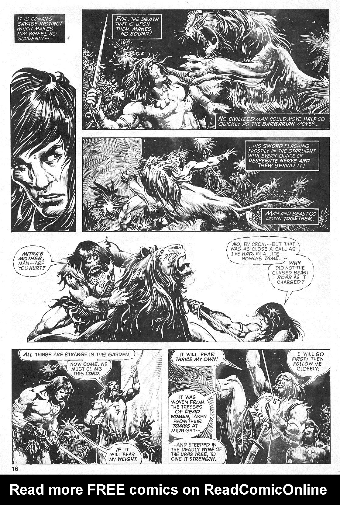 Read online The Savage Sword Of Conan comic -  Issue #24 - 16