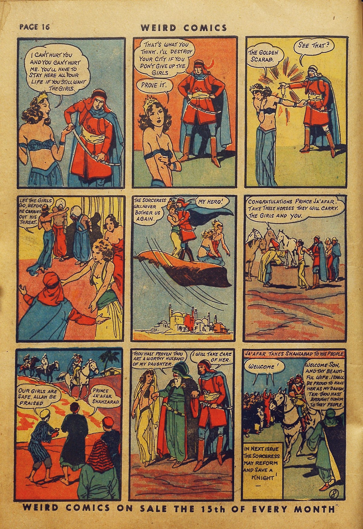 Read online Weird Comics comic -  Issue #6 - 17