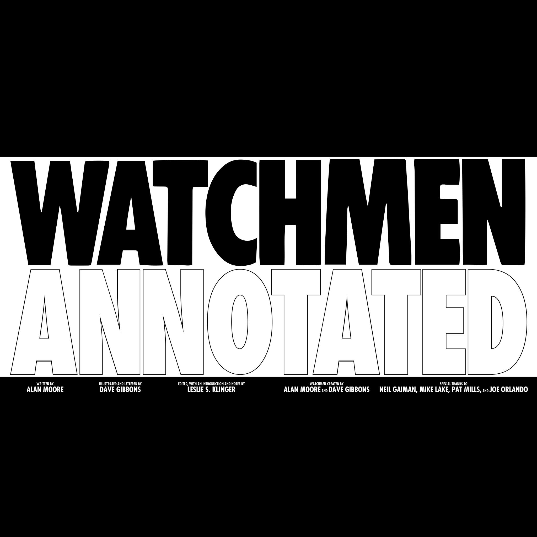 Read online Watchmen: The Annotated Edition comic -  Issue # TPB - 3