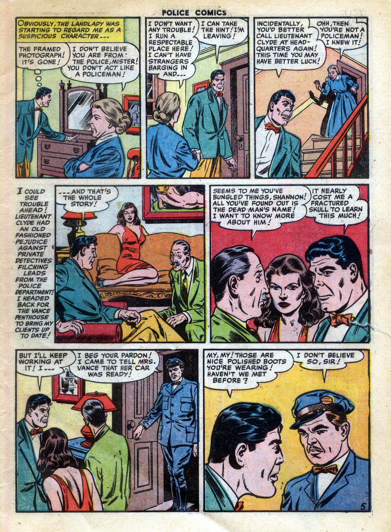 Read online Police Comics comic -  Issue #112 - 7