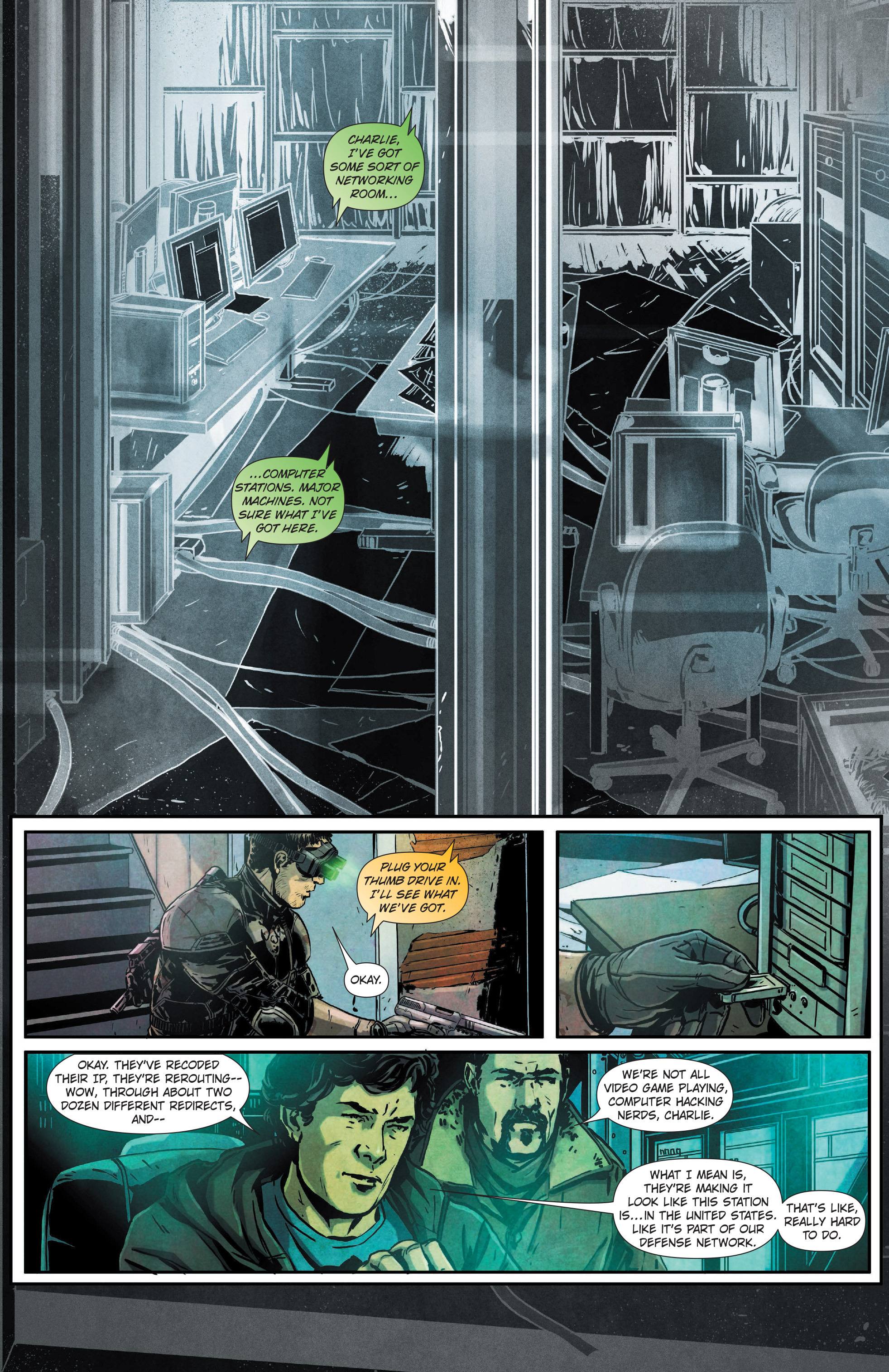 Read online Tom Clancy's Splinter Cell: Echoes comic -  Issue #3 - 24