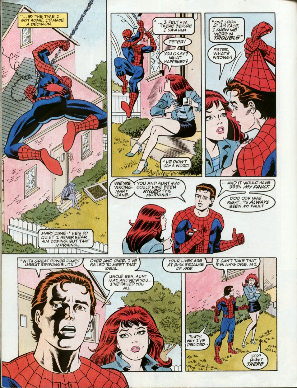 Read online Marvel Graphic Novel comic -  Issue #46 - Spider-Man - Parallel Lives - 62
