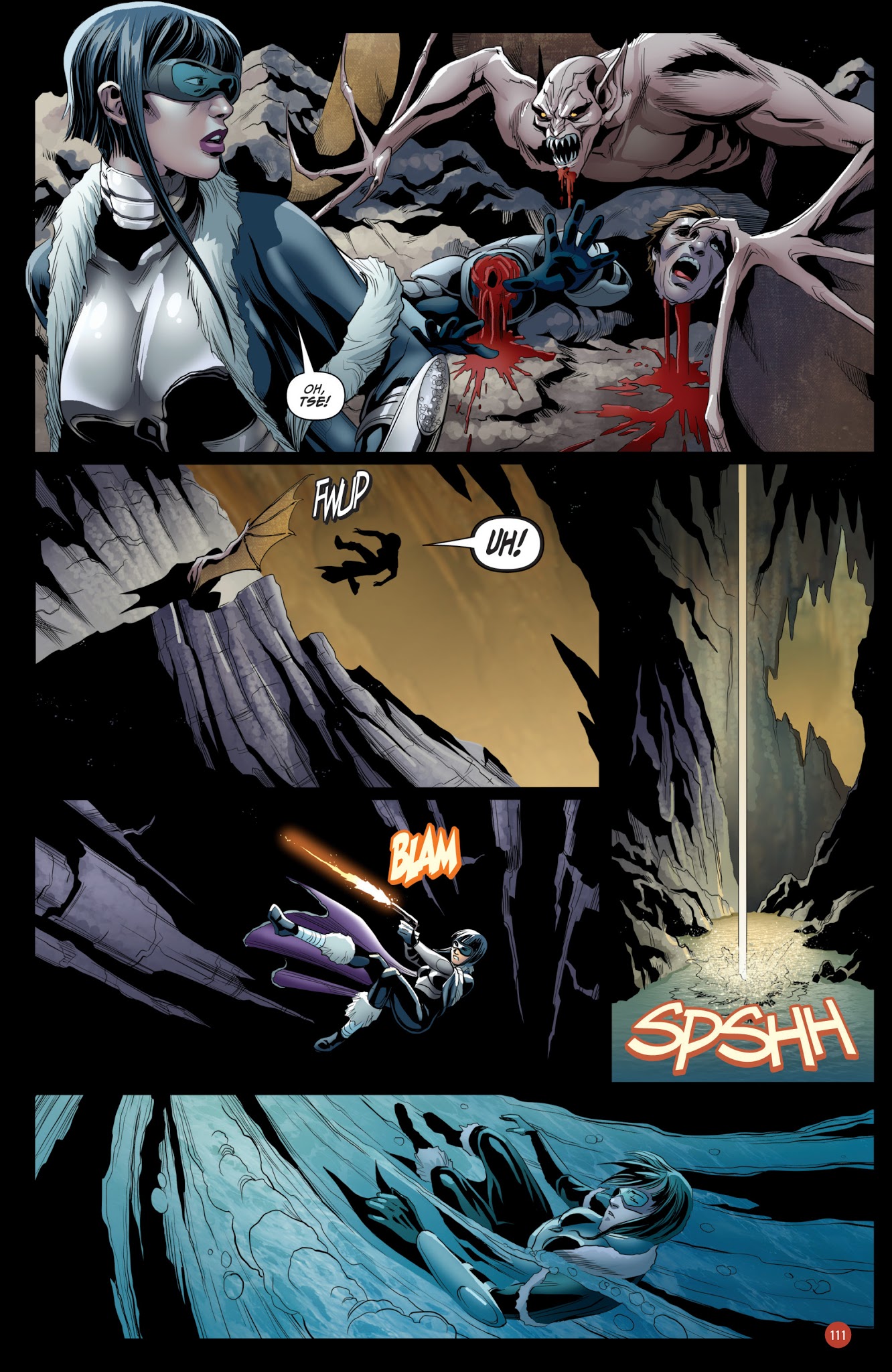 Read online Van Helsing vs. Werewolf comic -  Issue # _TPB 1 - 111