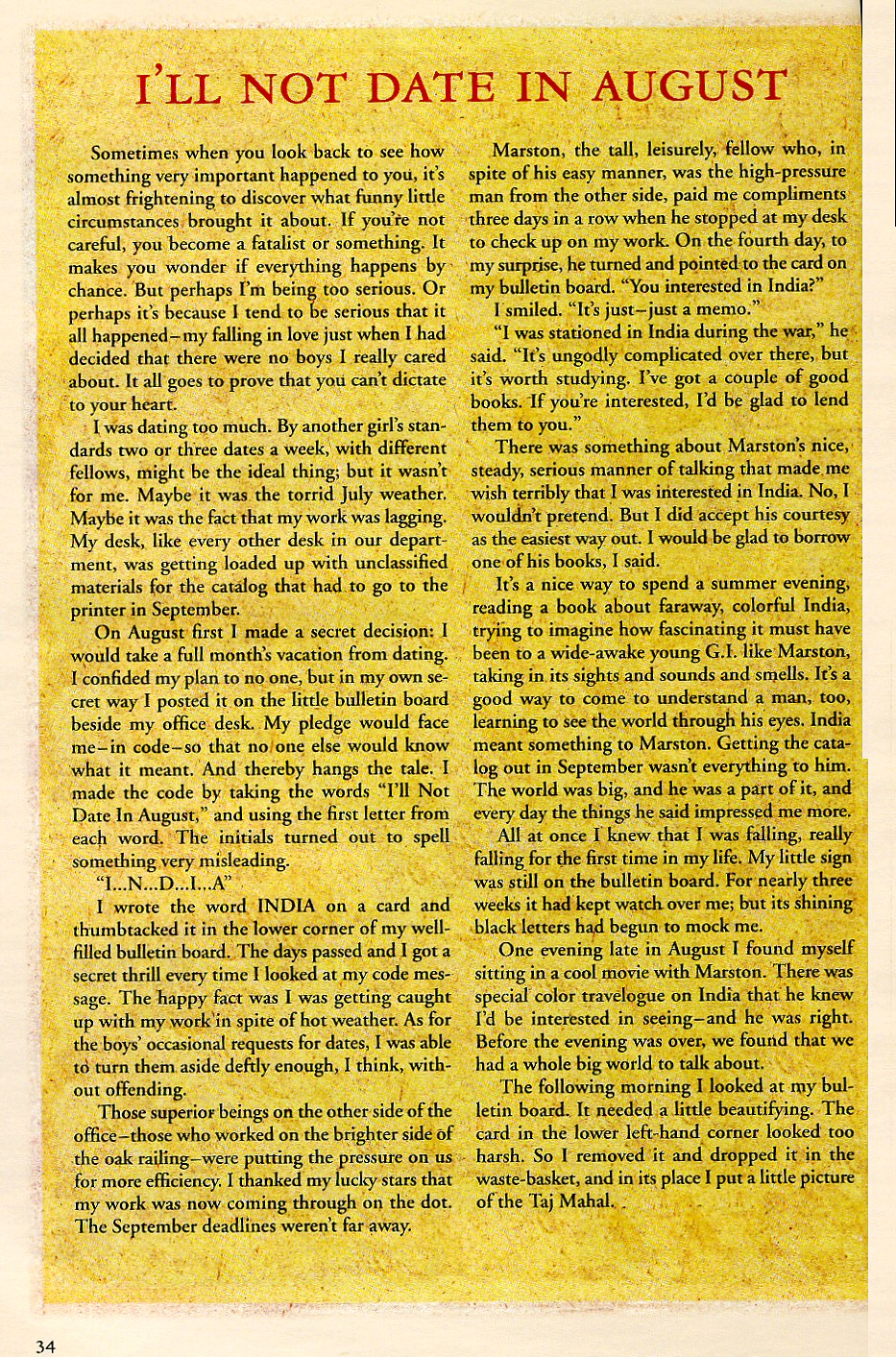 Read online Romance Without Tears comic -  Issue # TPB (Part 1) - 35