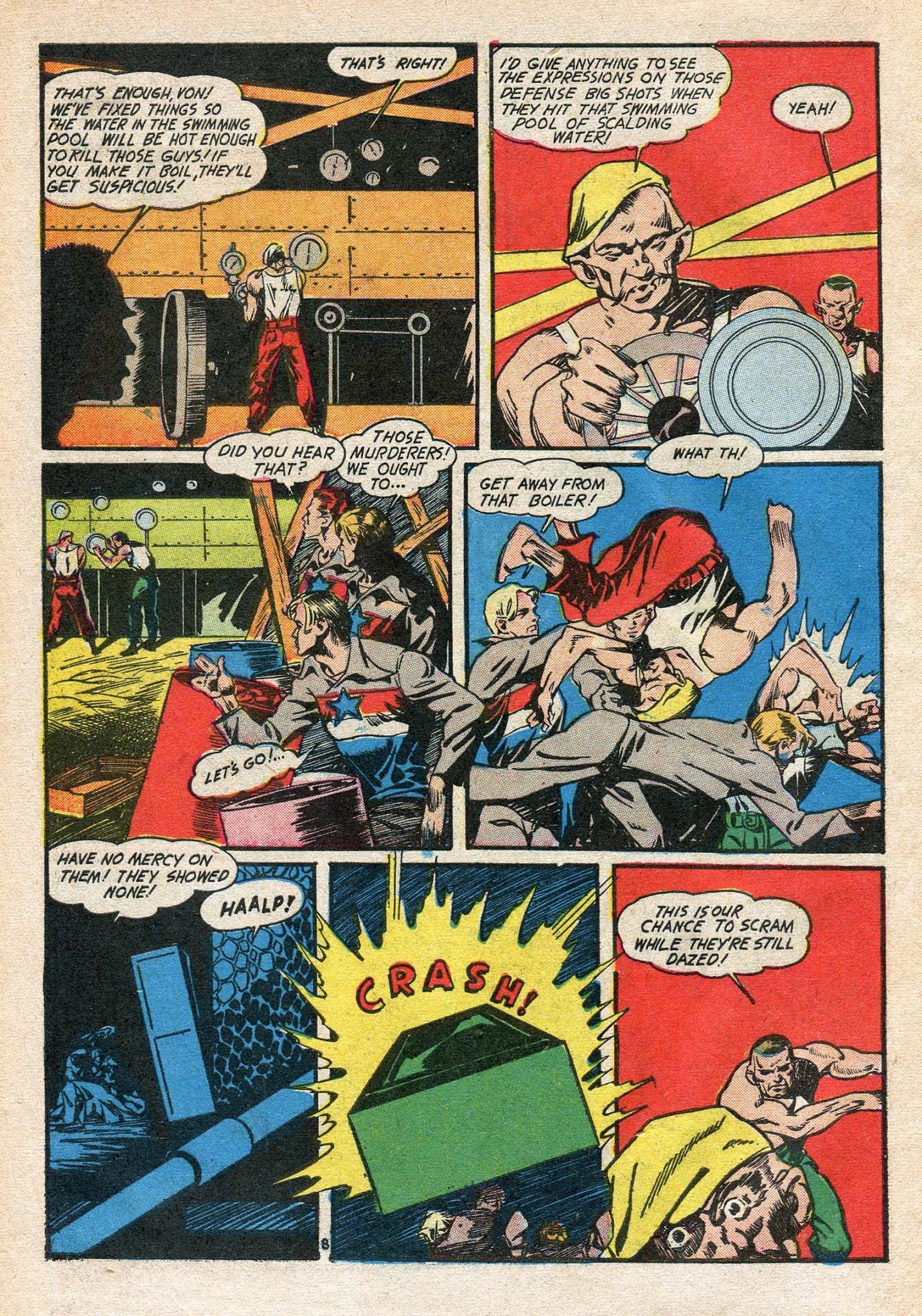 Read online Stars and Stripes Comics comic -  Issue #6 - 9