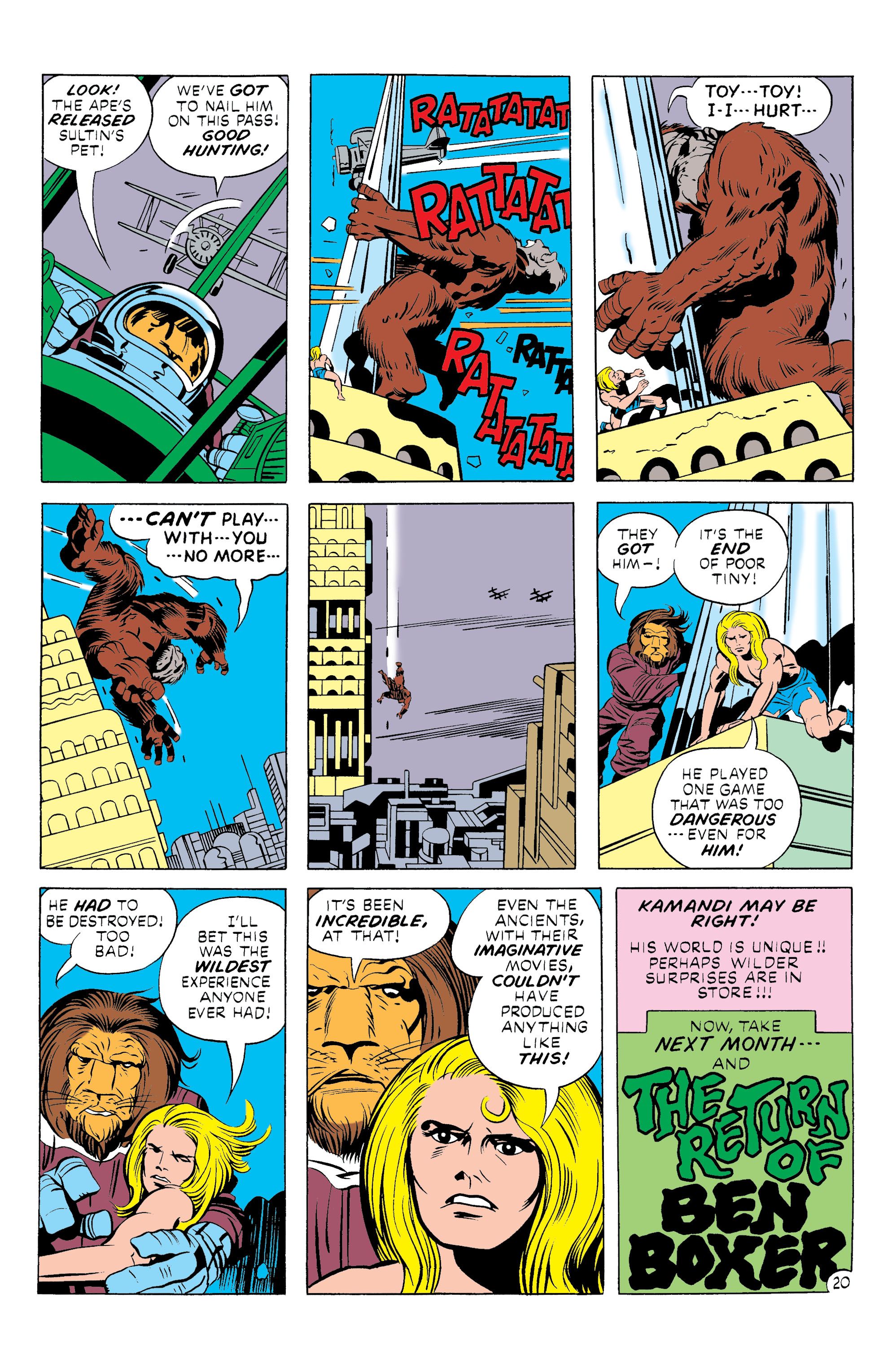 Read online Kamandi, The Last Boy On Earth comic -  Issue #7 - 20