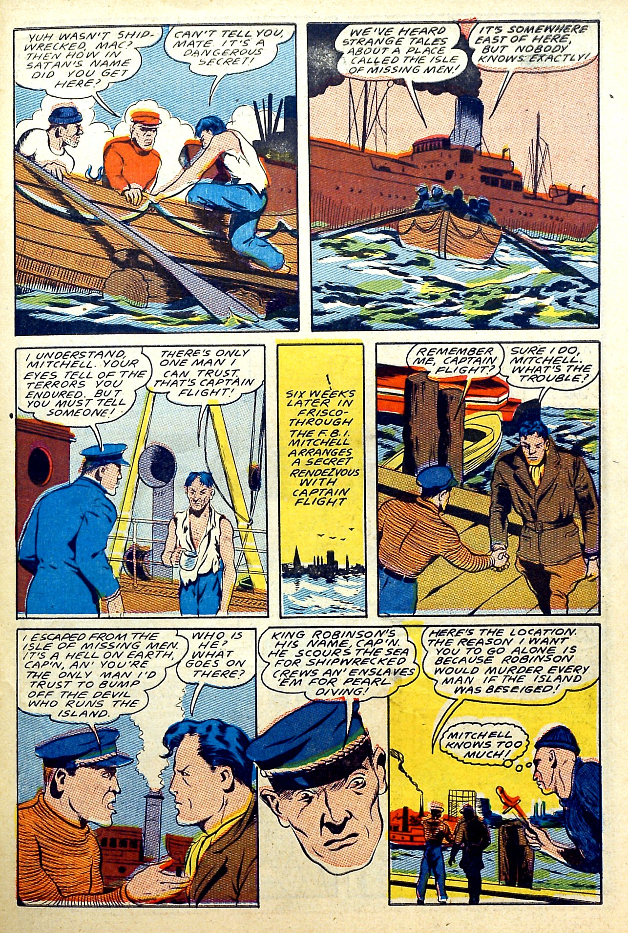 Read online Captain Flight Comics comic -  Issue #6 - 45