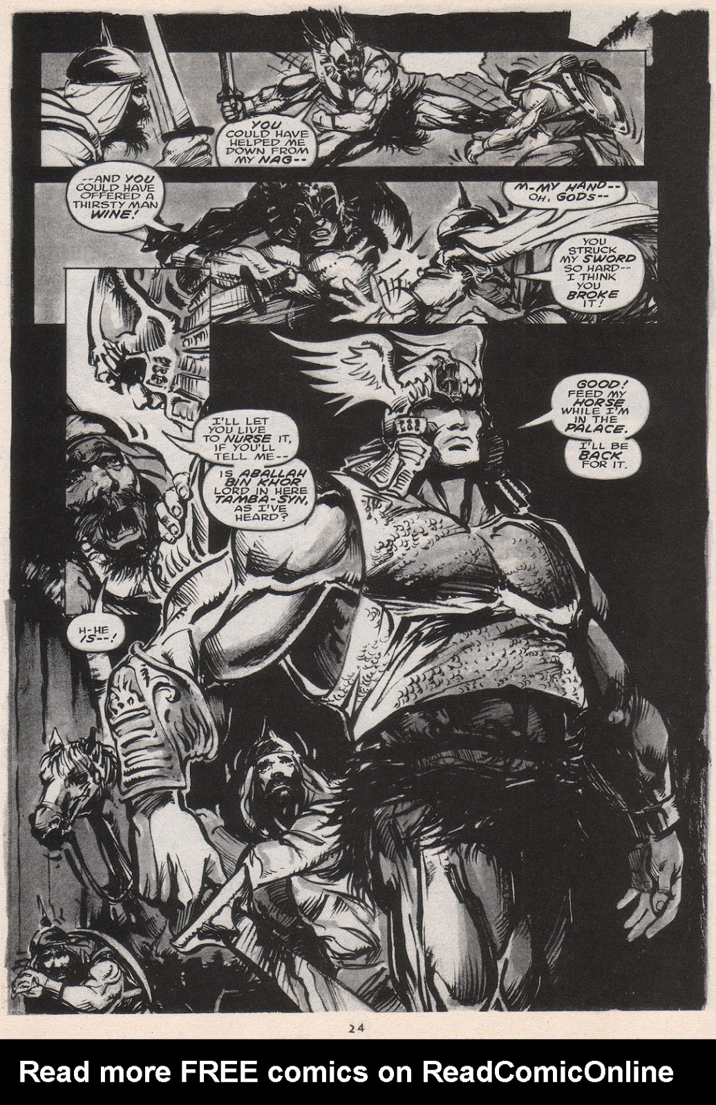 The Savage Sword Of Conan issue 222 - Page 25