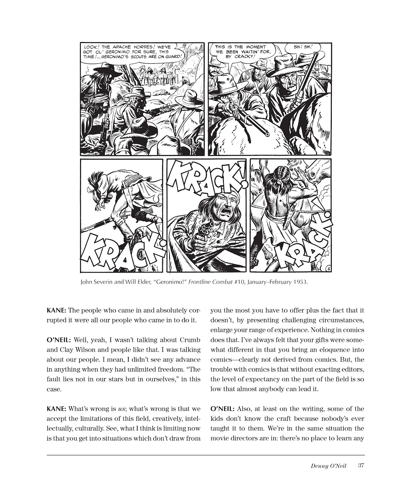 Sparring With Gil Kane: Colloquies On Comic Art and Aesthetics issue TPB (Part 1) - Page 37