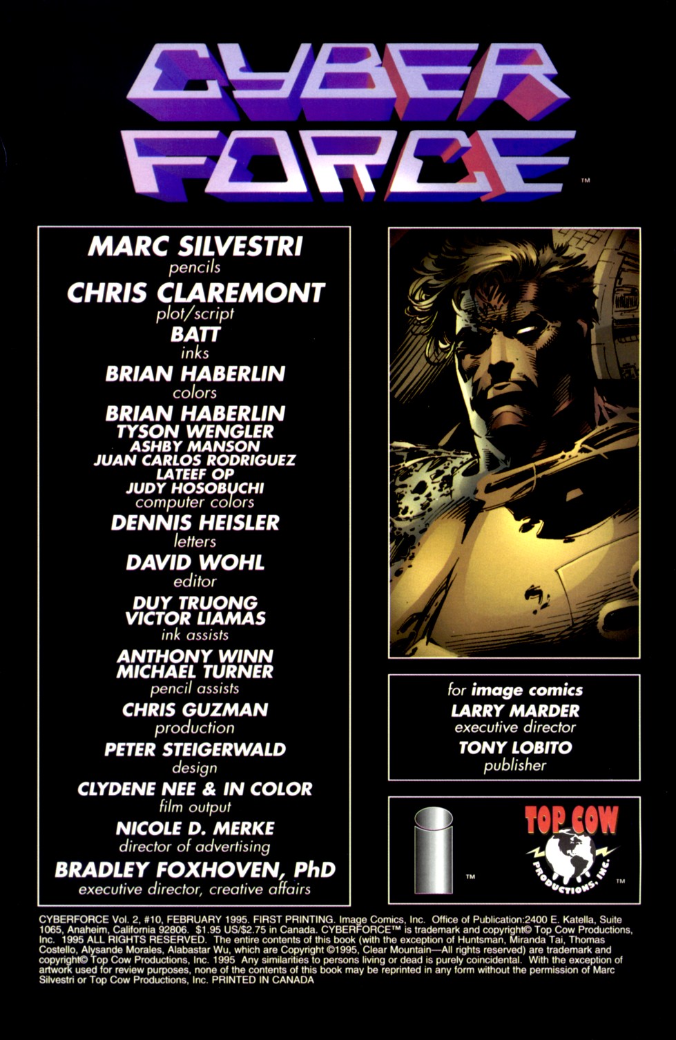 Cyberforce (1993) Issue #10 #10 - English 2