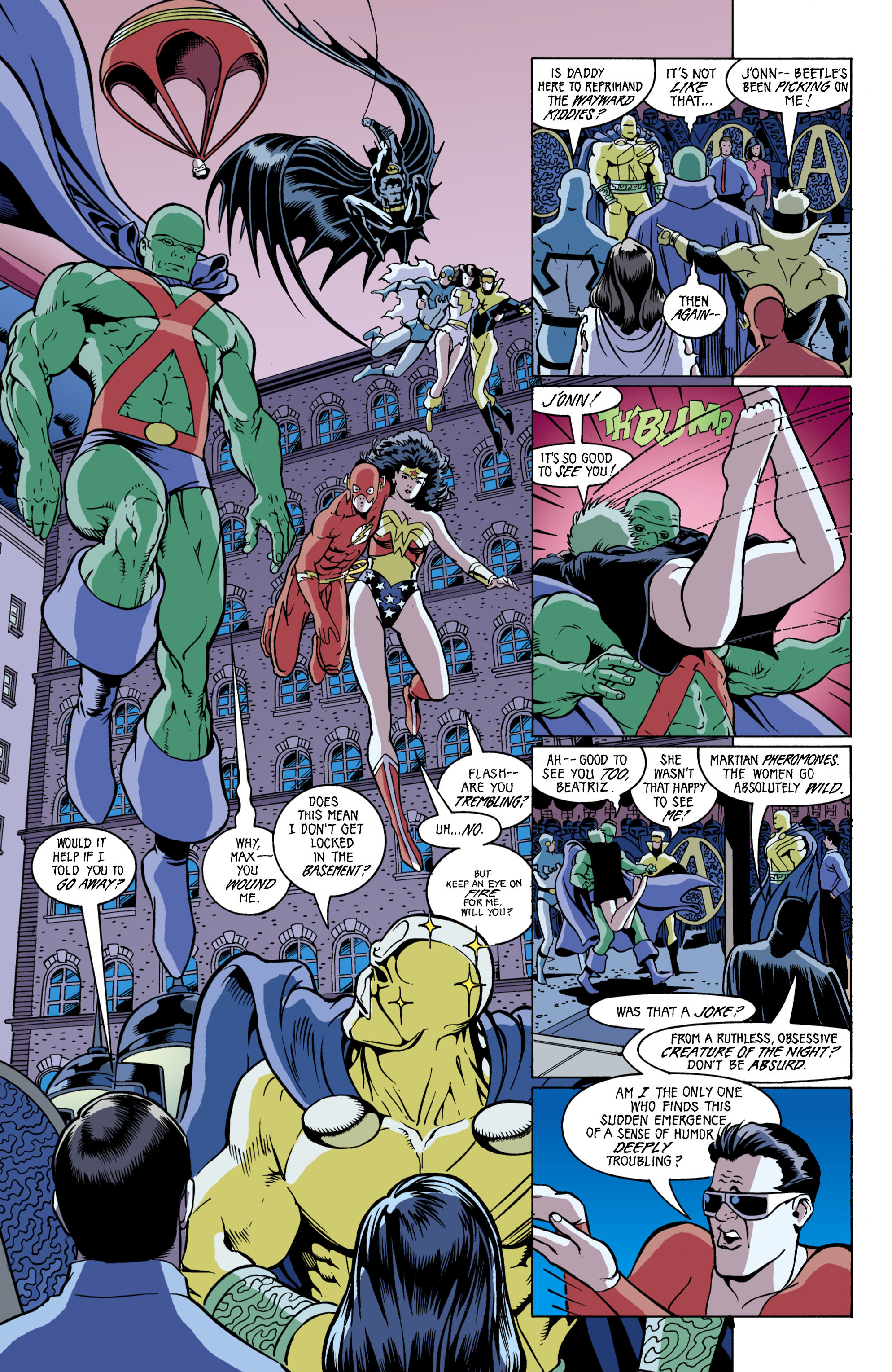 Read online Formerly Known as the Justice League comic -  Issue #6 - 18