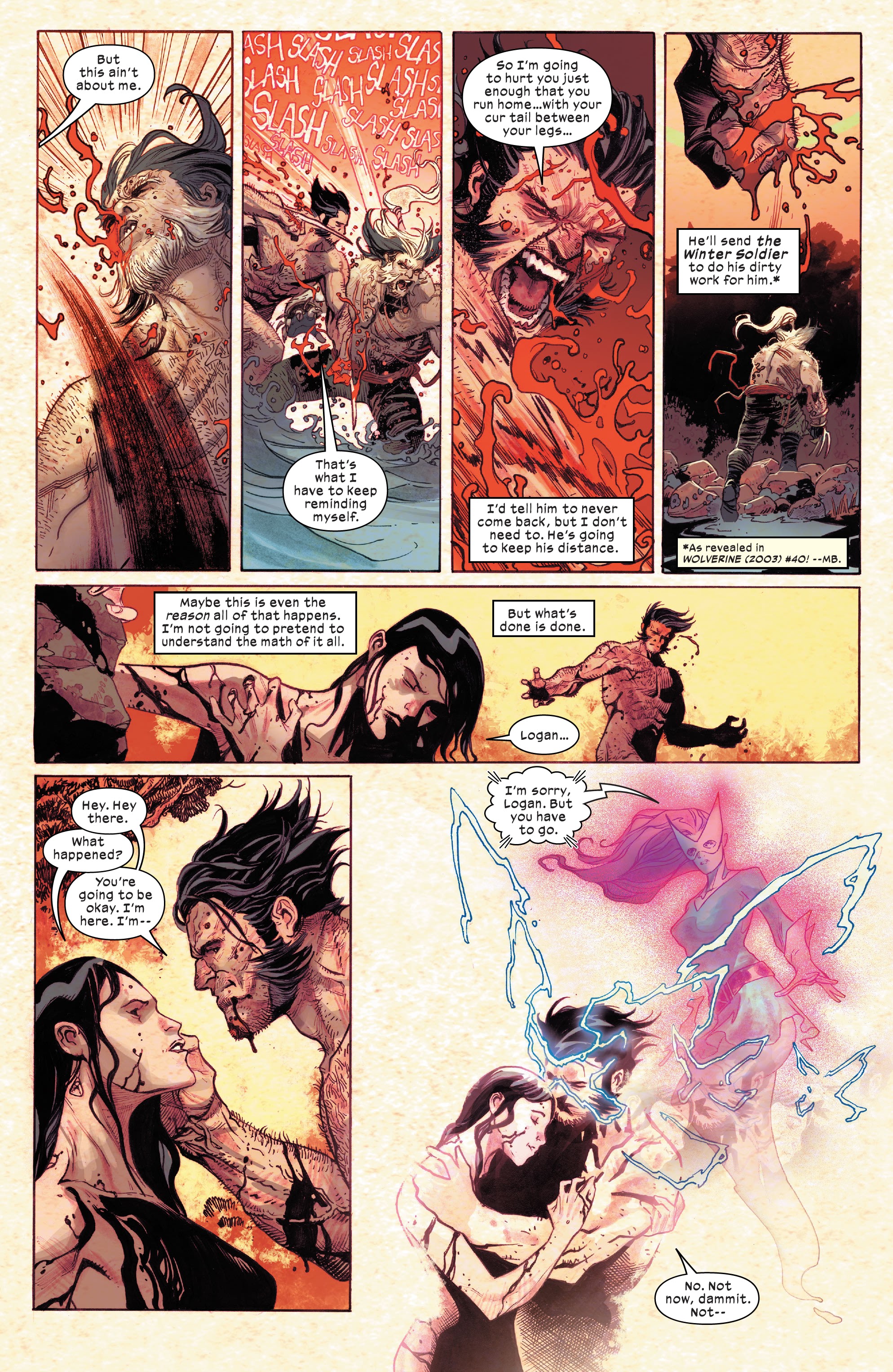 Read online X Lives Of Wolverine comic -  Issue #3 - 20