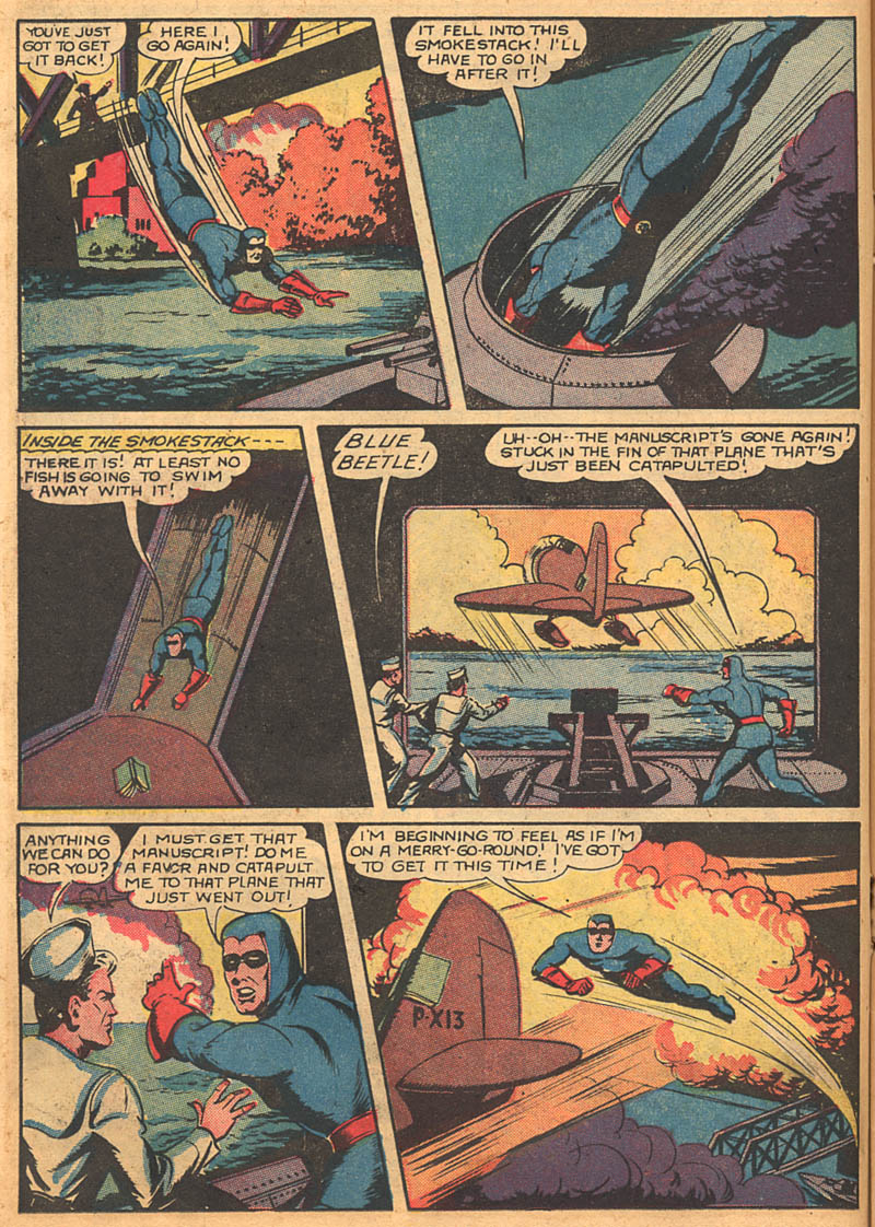 Read online The Blue Beetle comic -  Issue #42 - 20
