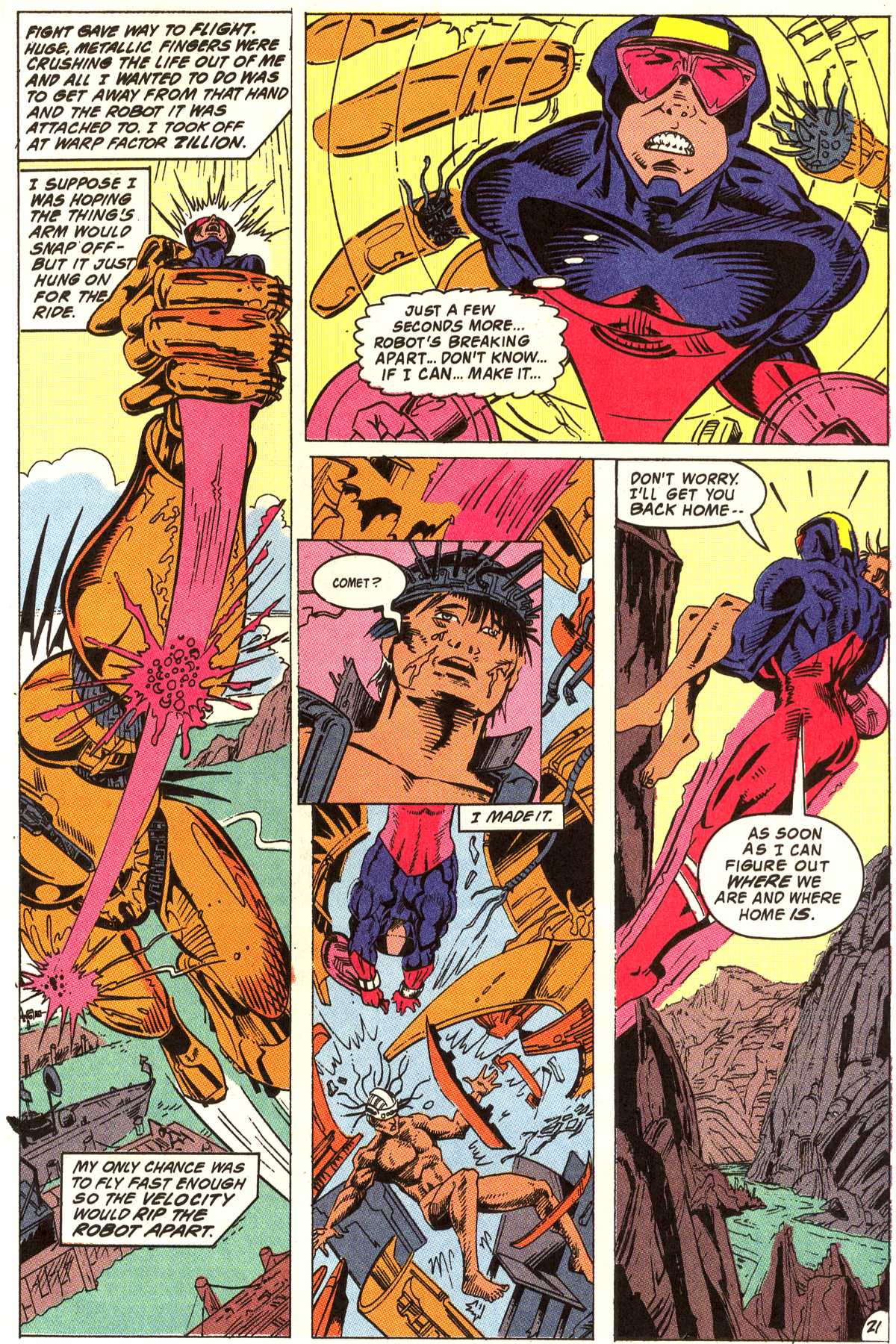 Read online The Comet comic -  Issue #11 - 22