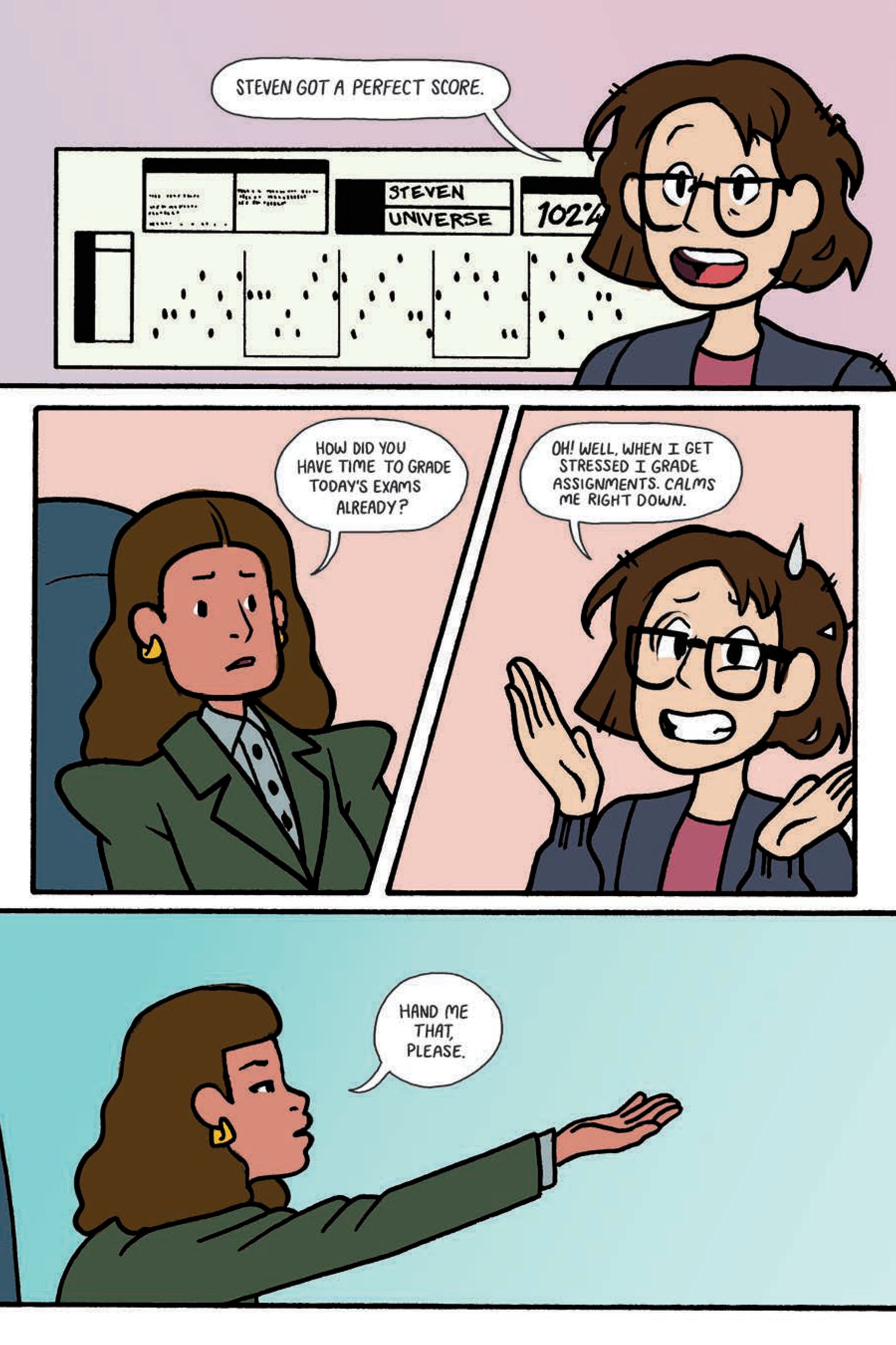 Read online Steven Universe: Too Cool For School comic -  Issue # TPB - 127