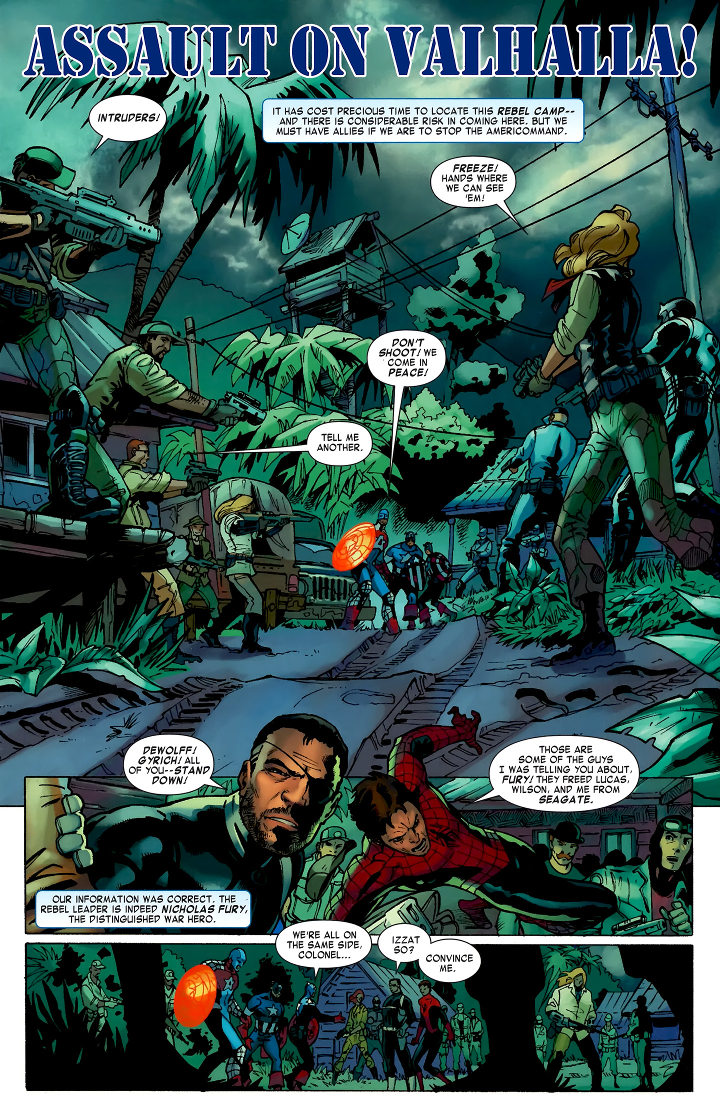 Read online Captain America Corps comic -  Issue #4 - 4