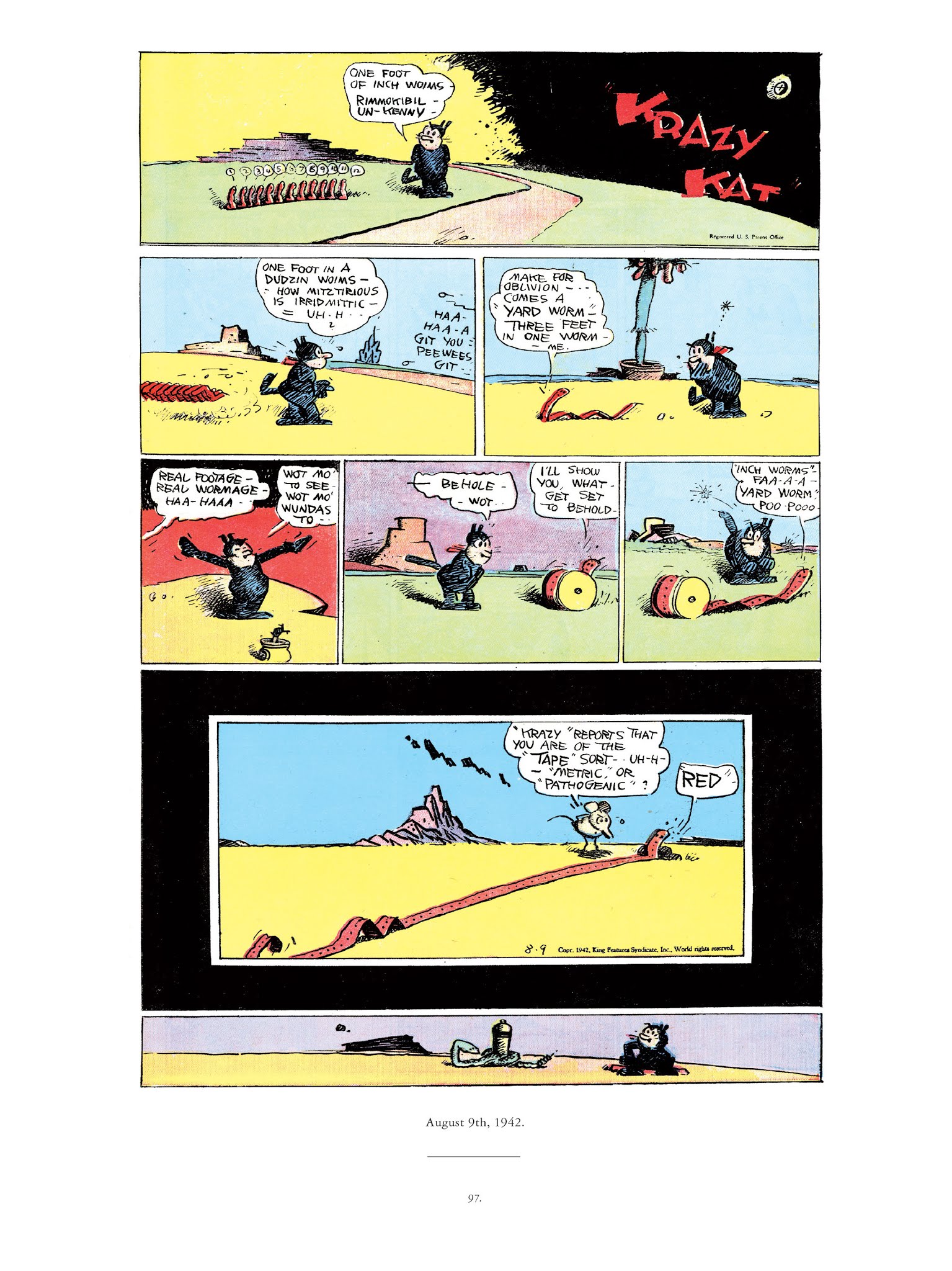 Read online Krazy & Ignatz comic -  Issue # TPB 12 - 96