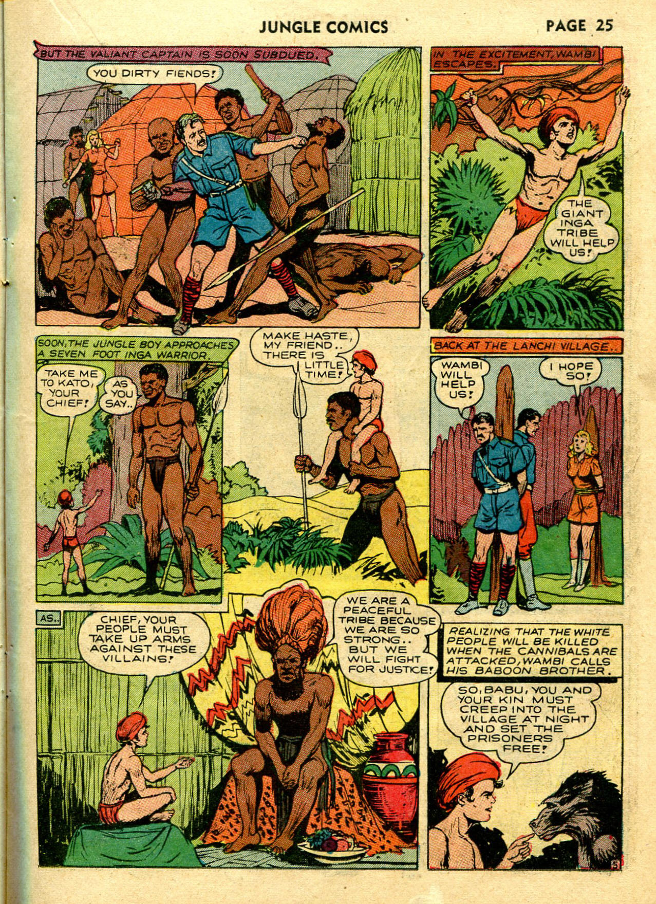 Read online Jungle Comics comic -  Issue #28 - 28