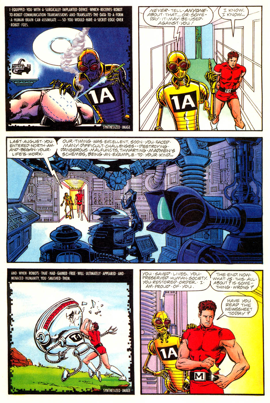 Read online Magnus Robot Fighter (1991) comic -  Issue #1 - 8