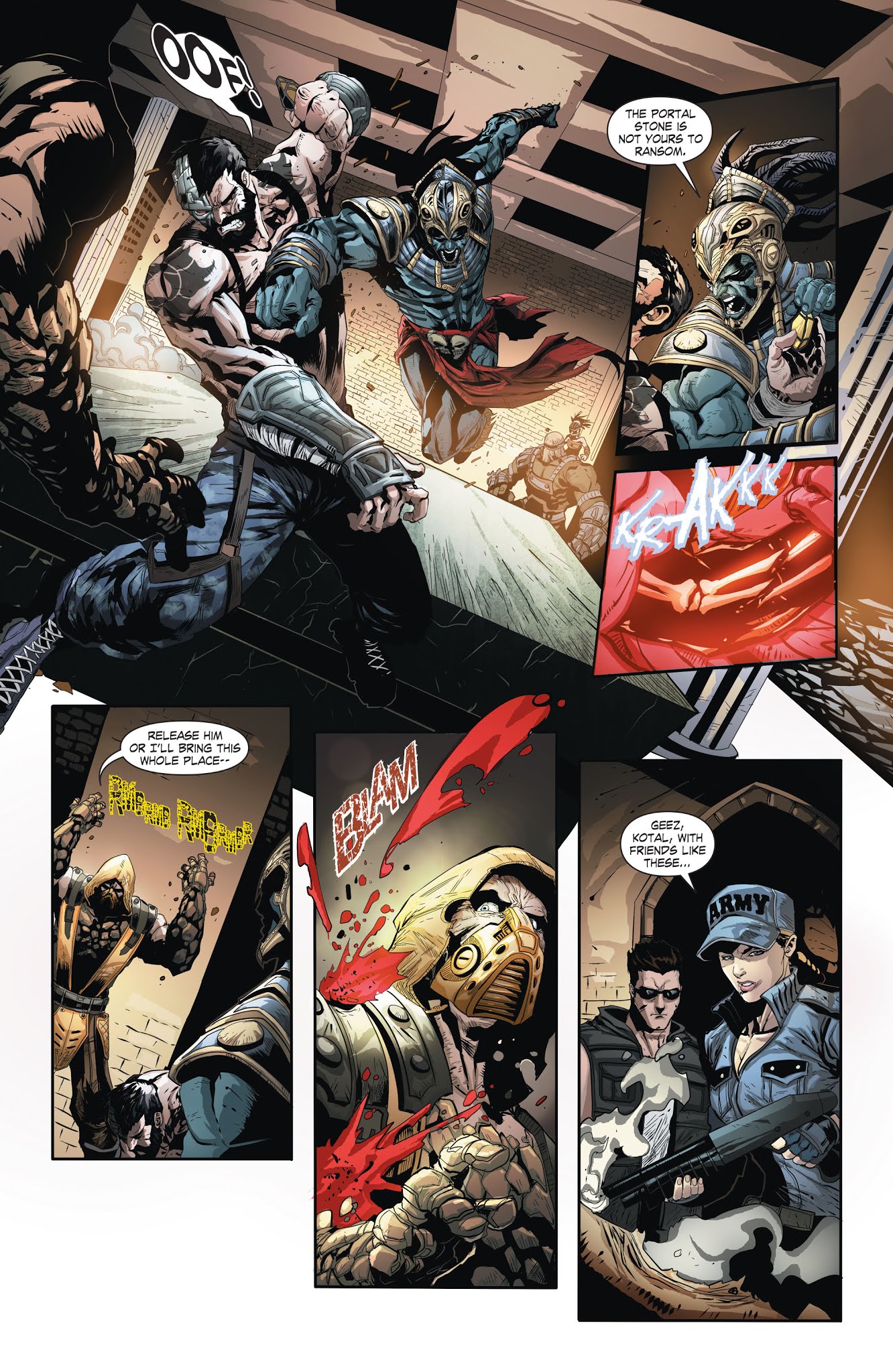 Read online Mortal Kombat X [I] comic -  Issue # _TPB 2 - 94