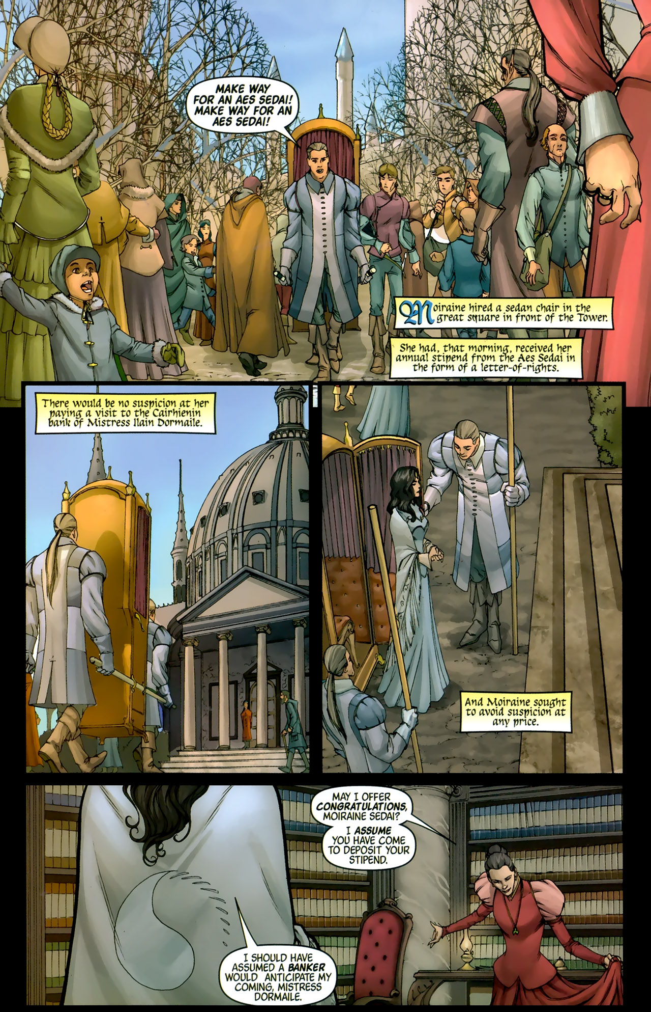Read online Robert Jordan's The Wheel of Time: New Spring comic -  Issue #5 - 9