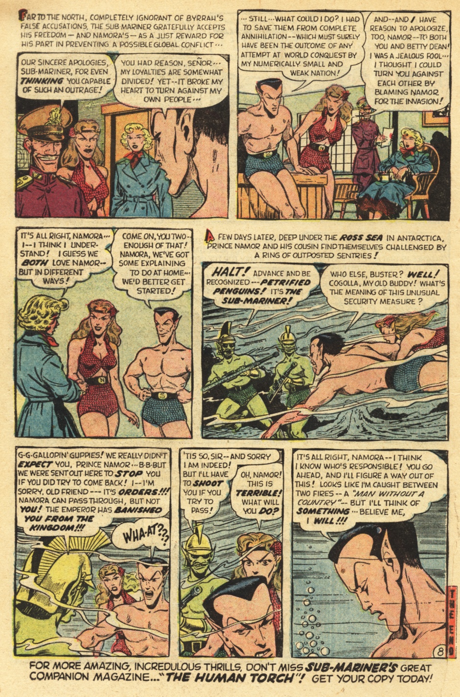 Read online Sub-Mariner Comics comic -  Issue #35 - 10