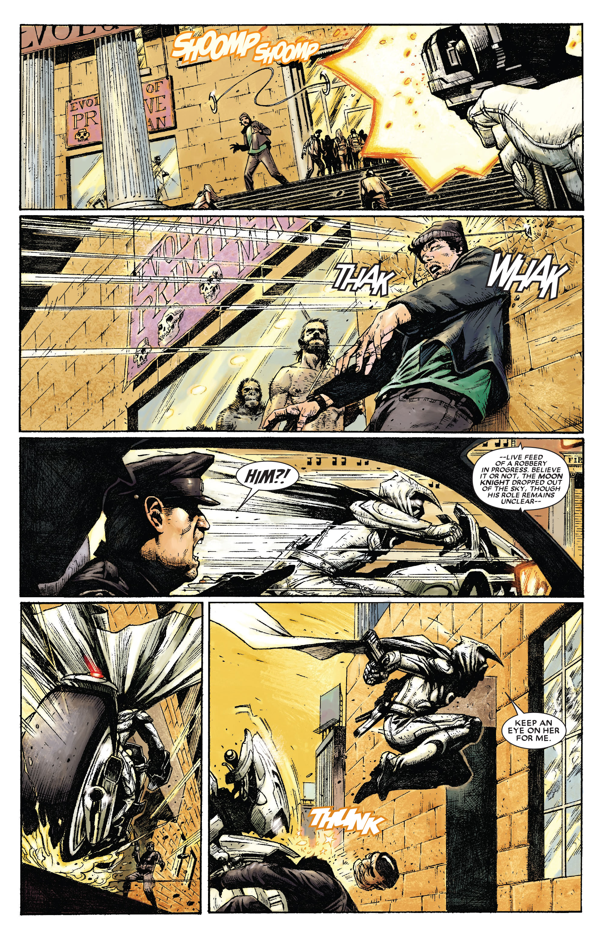 Read online Moon Knight by Huston, Benson & Hurwitz Omnibus comic -  Issue # TPB (Part 9) - 5