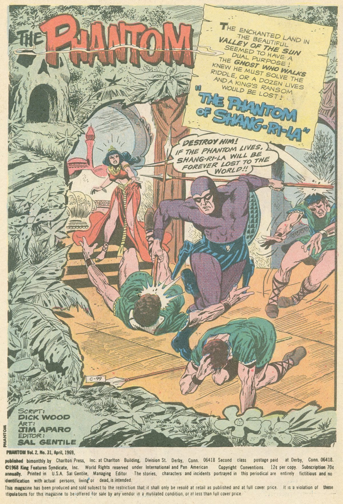 Read online The Phantom (1969) comic -  Issue #31 - 2