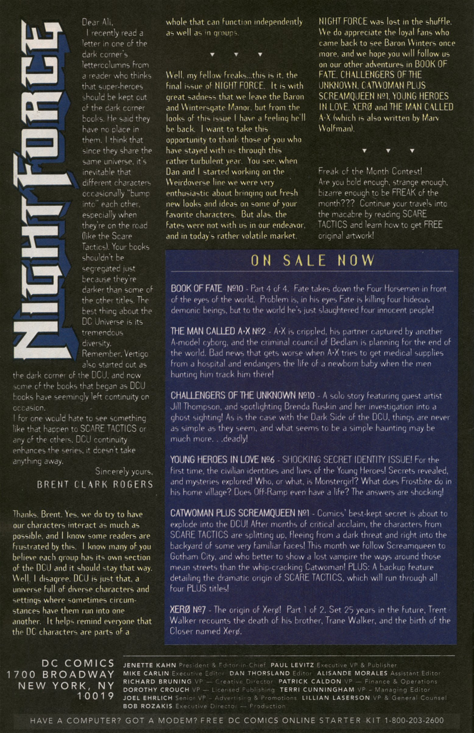 Read online Night Force comic -  Issue #12 - 23