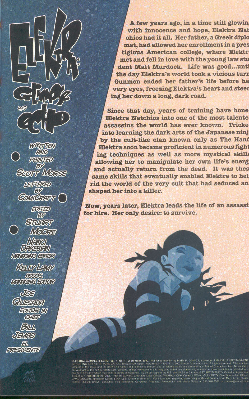 Read online Elektra: Glimpse & Echo comic -  Issue #1 - 2