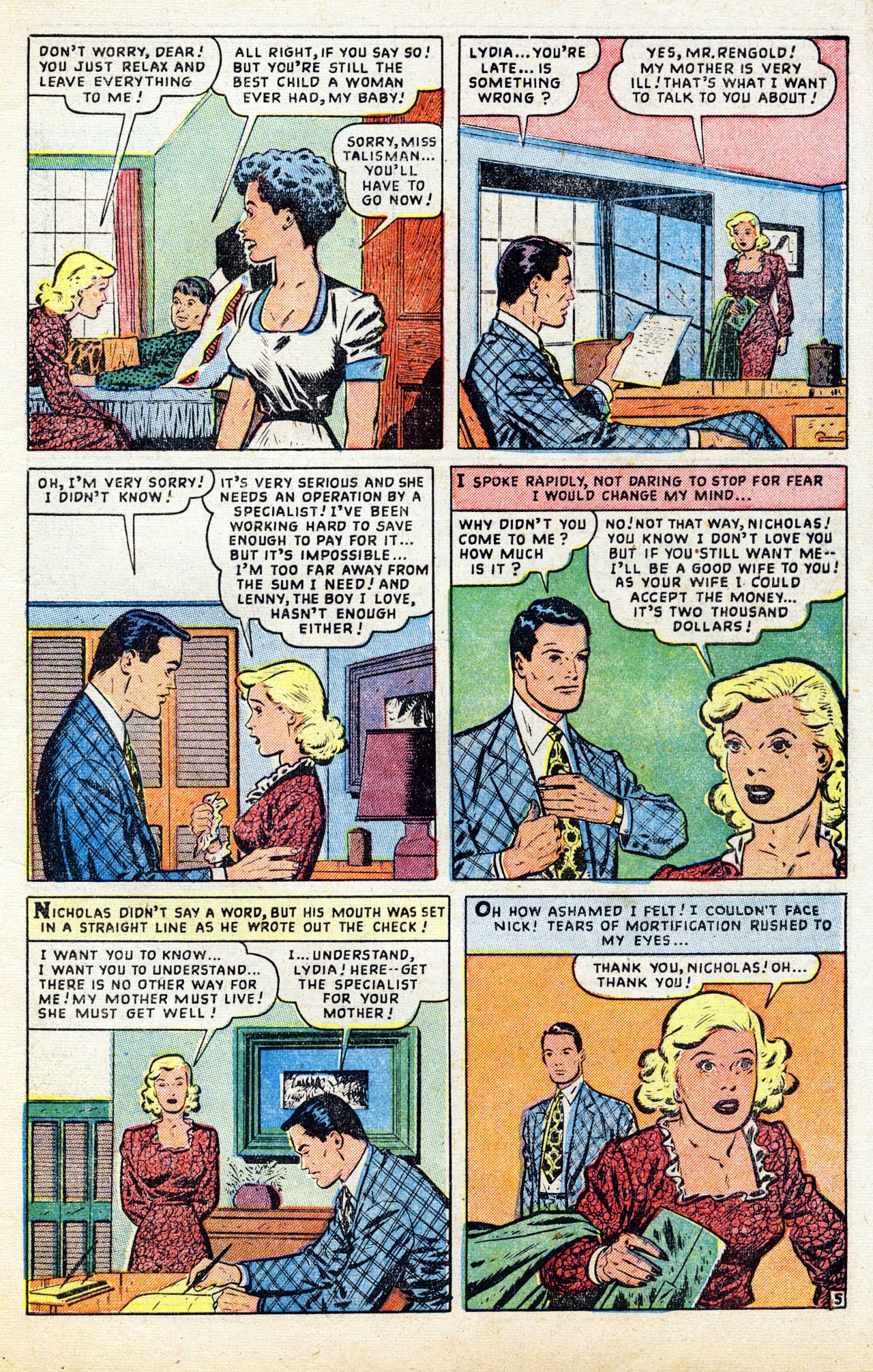 Read online My Love (1949) comic -  Issue #2 - 7