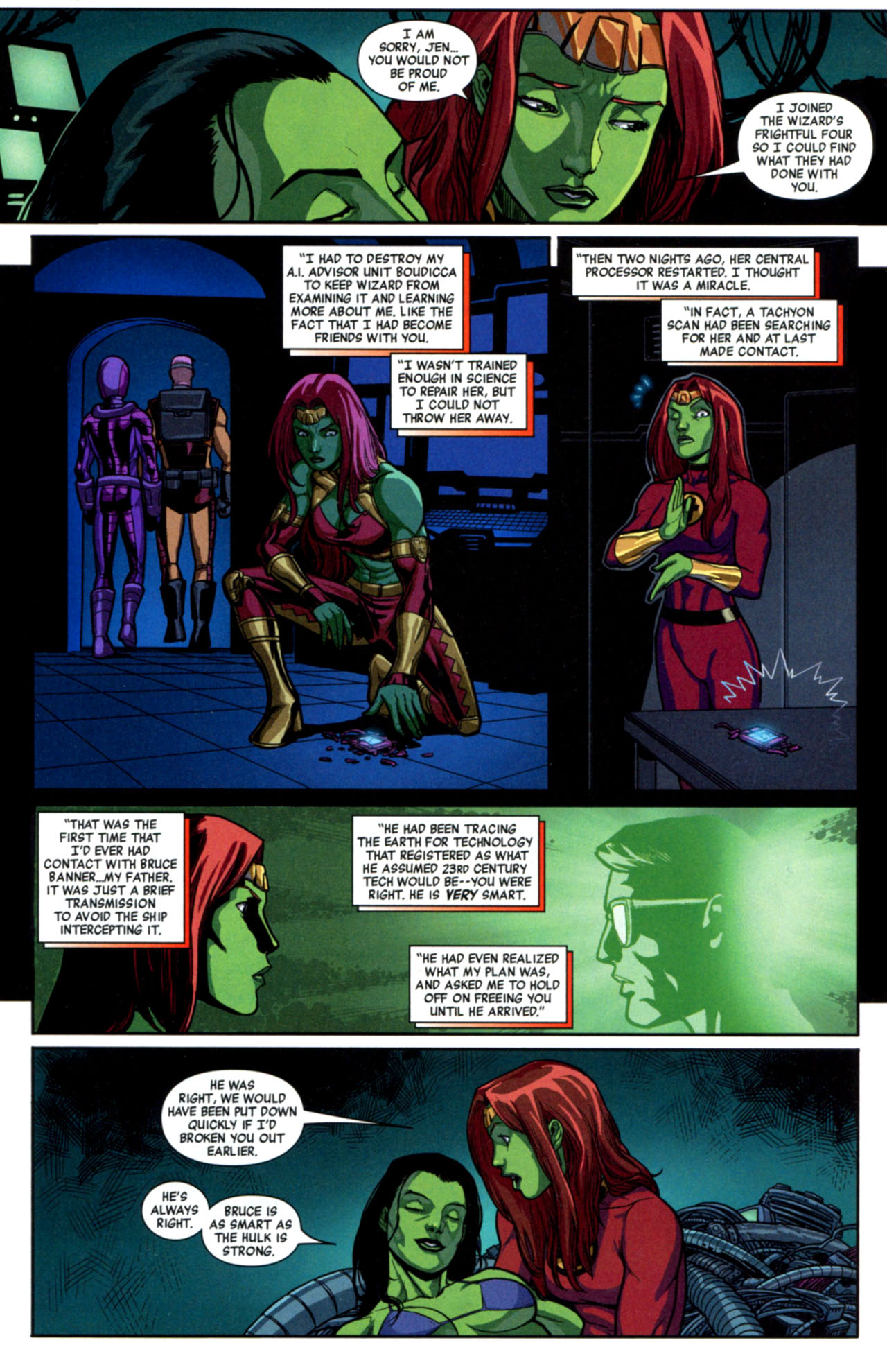 Read online Fall of the Hulks: The Savage She-Hulks comic -  Issue #2 - 10