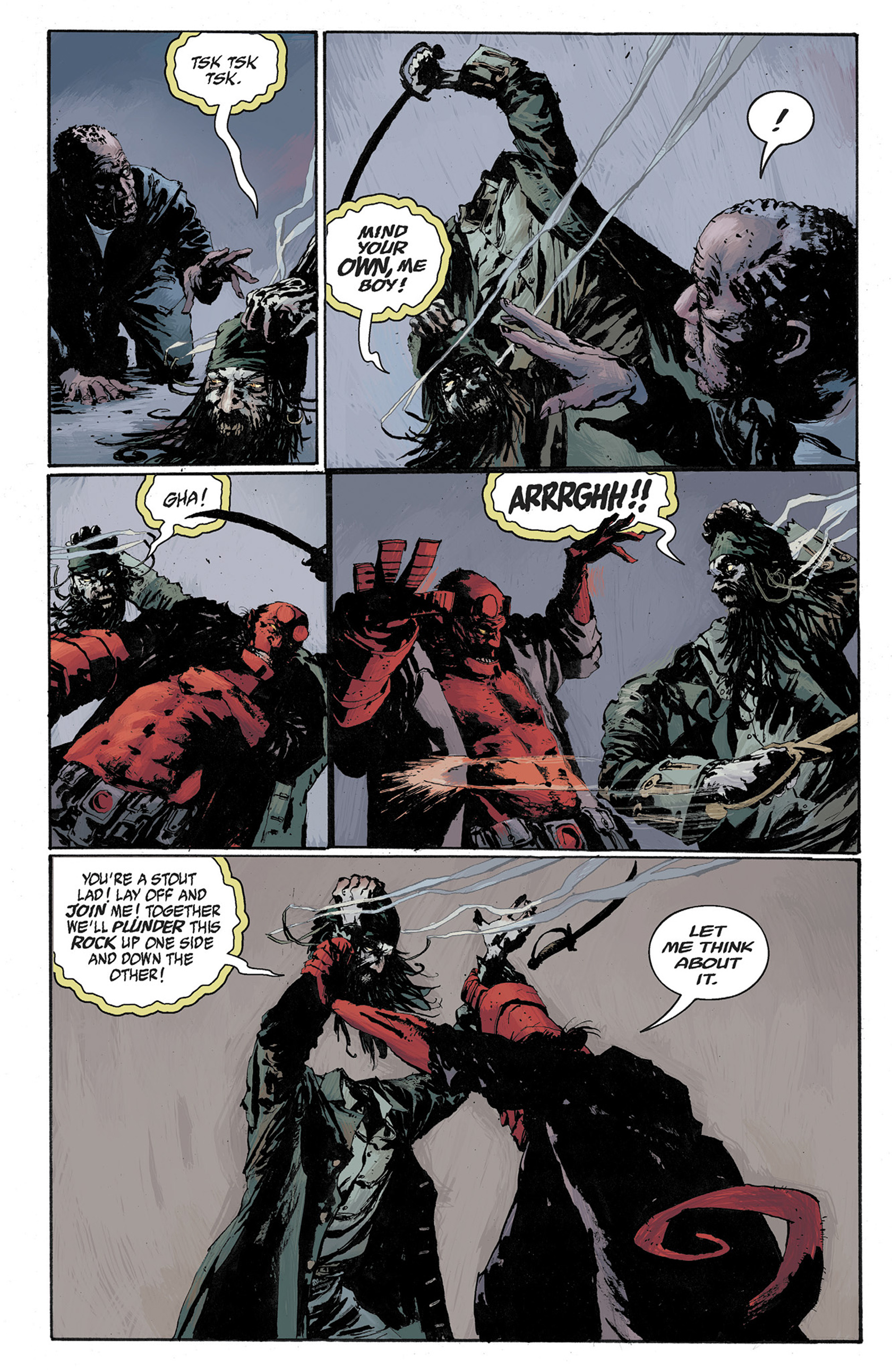Read online Hellboy: The Crooked Man and Others comic -  Issue # TPB - 104