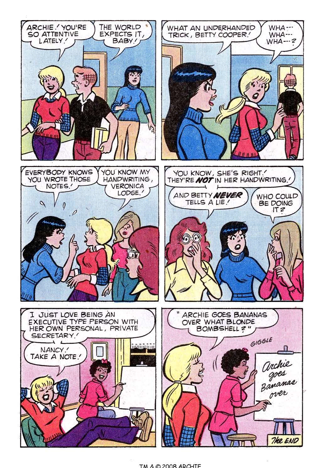 Read online Archie's Girls Betty and Veronica comic -  Issue #284 - 33