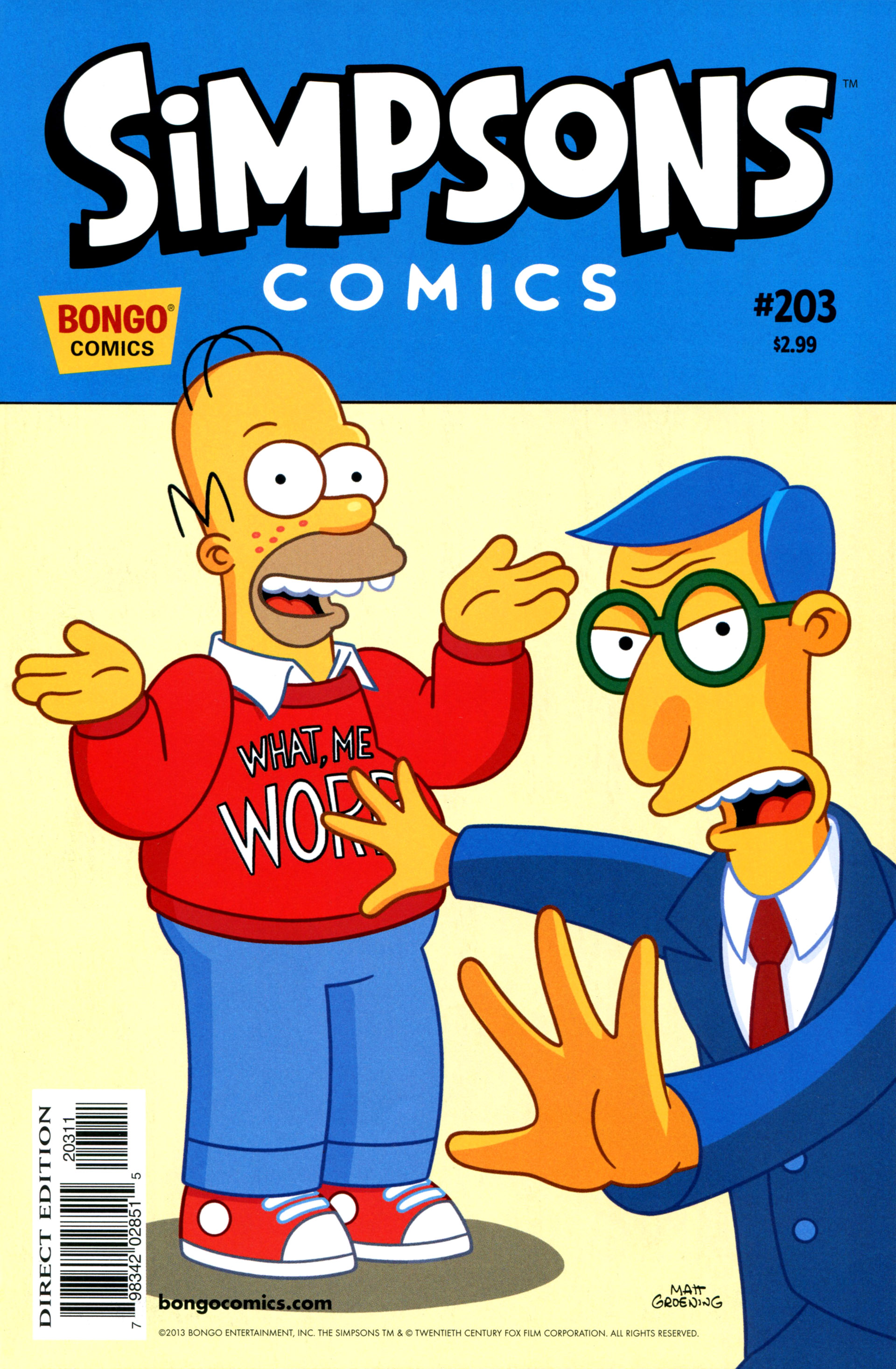 Read online Simpsons Comics comic -  Issue #203 - 1