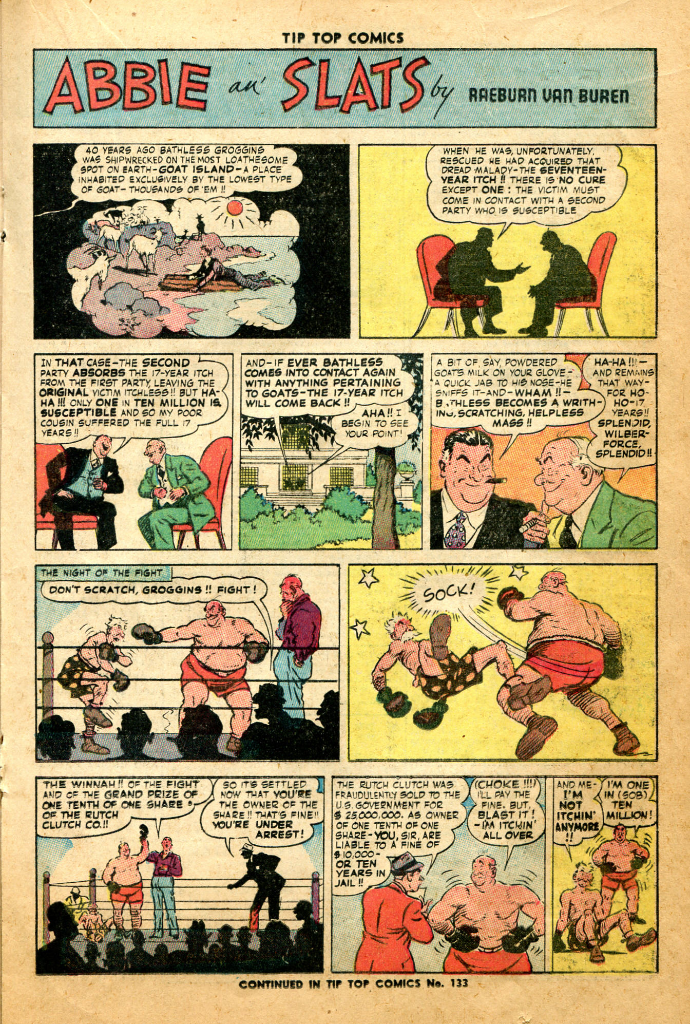 Read online Tip Top Comics comic -  Issue #132 - 25