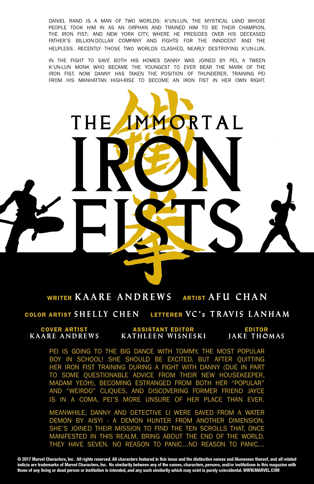 Read online The Immortal Iron Fists comic -  Issue #4 - 2