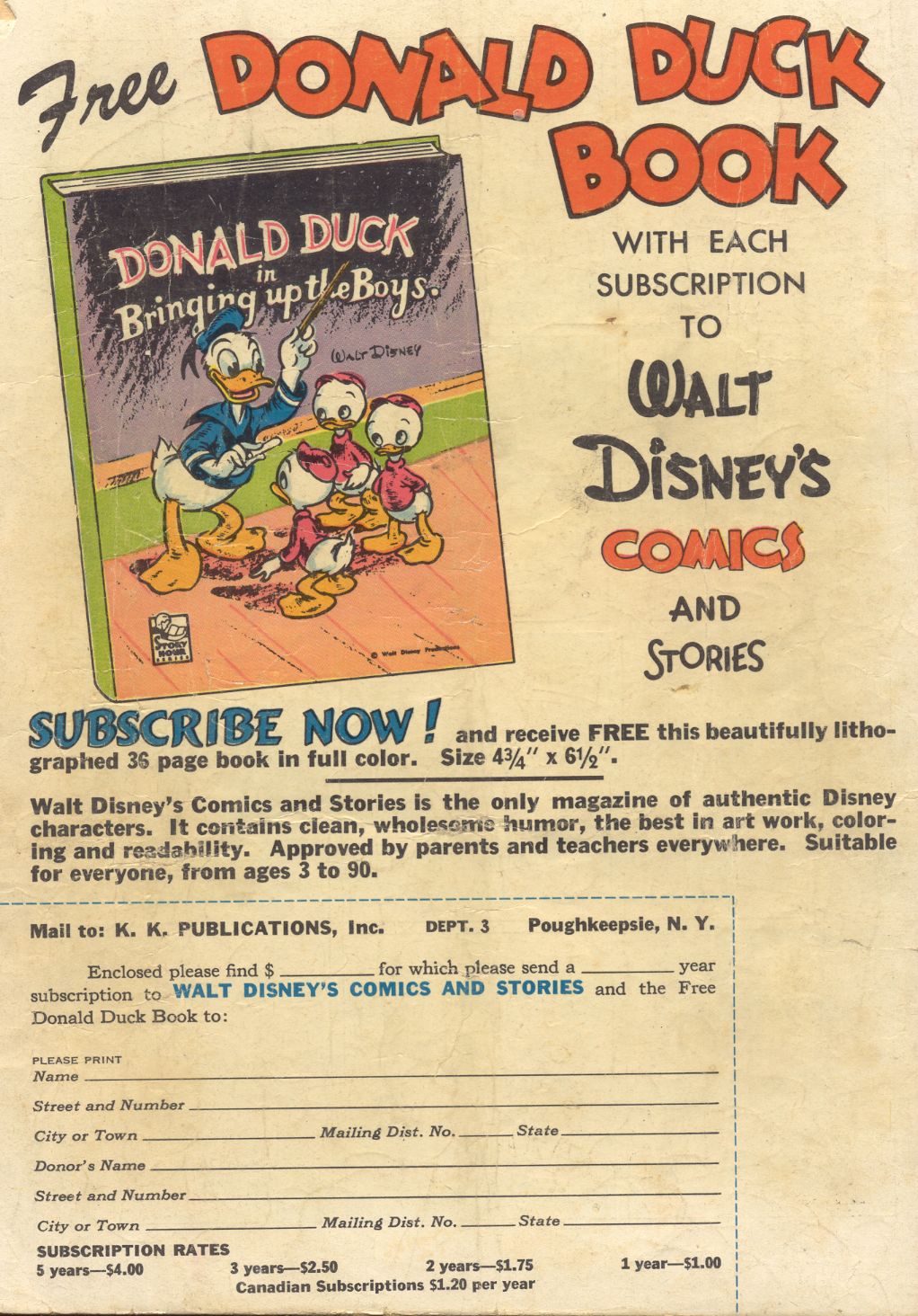 Read online Walt Disney's Comics and Stories comic -  Issue #138 - 36