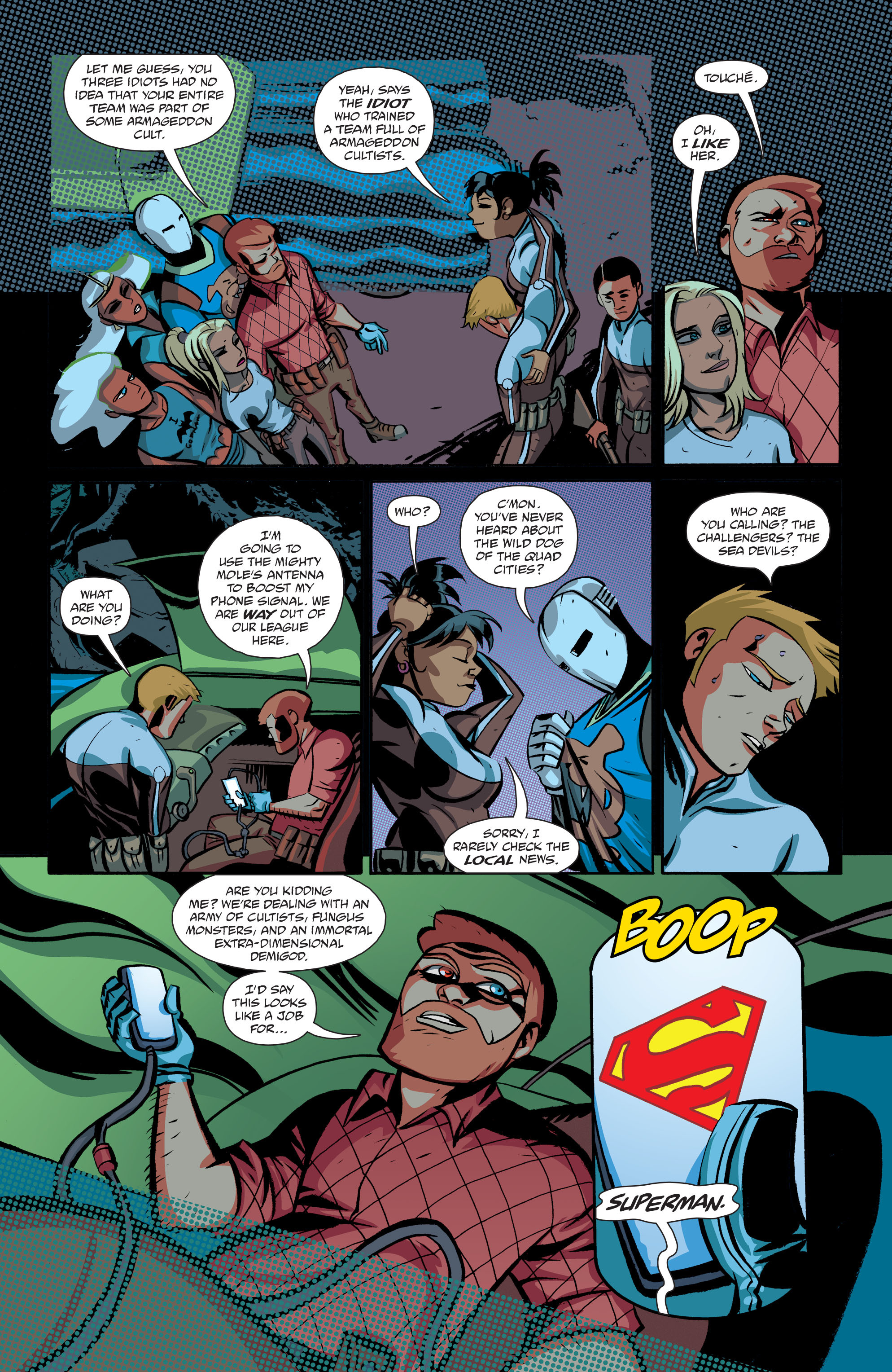 Read online Cave Carson Has a Cybernetic Eye comic -  Issue #5 - 21
