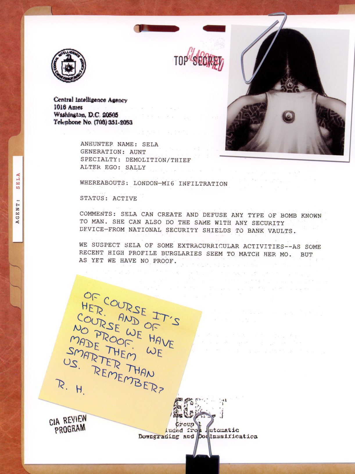 Read online Athena Inc. Agent Roster comic -  Issue # Full - 19